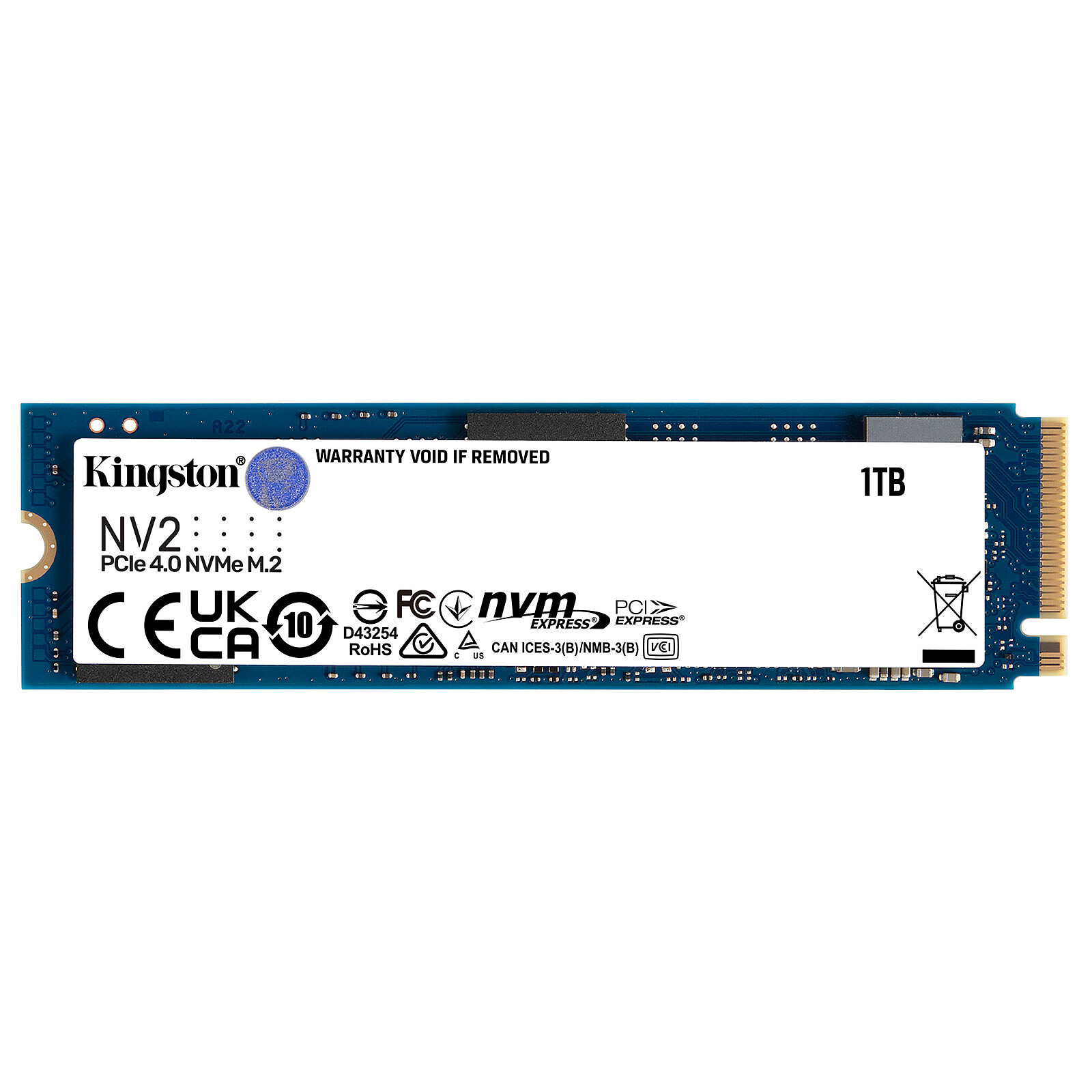 Kingston SSD NV2 1 To - Disque SSD - LDLC, ssd nvme 1 to 