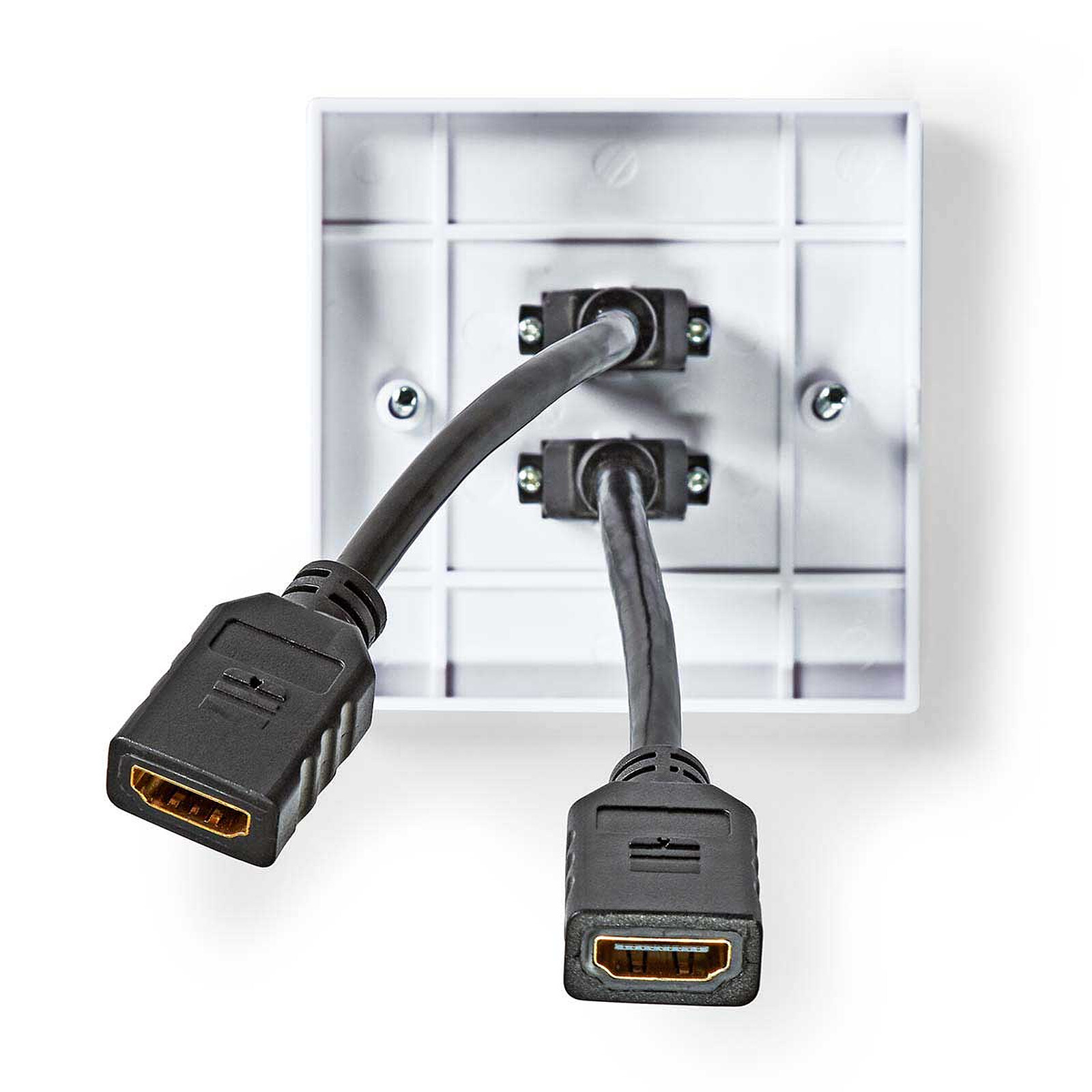 Nedis Bo tier De Montage Mural Double Port HDMI montage Encastr 