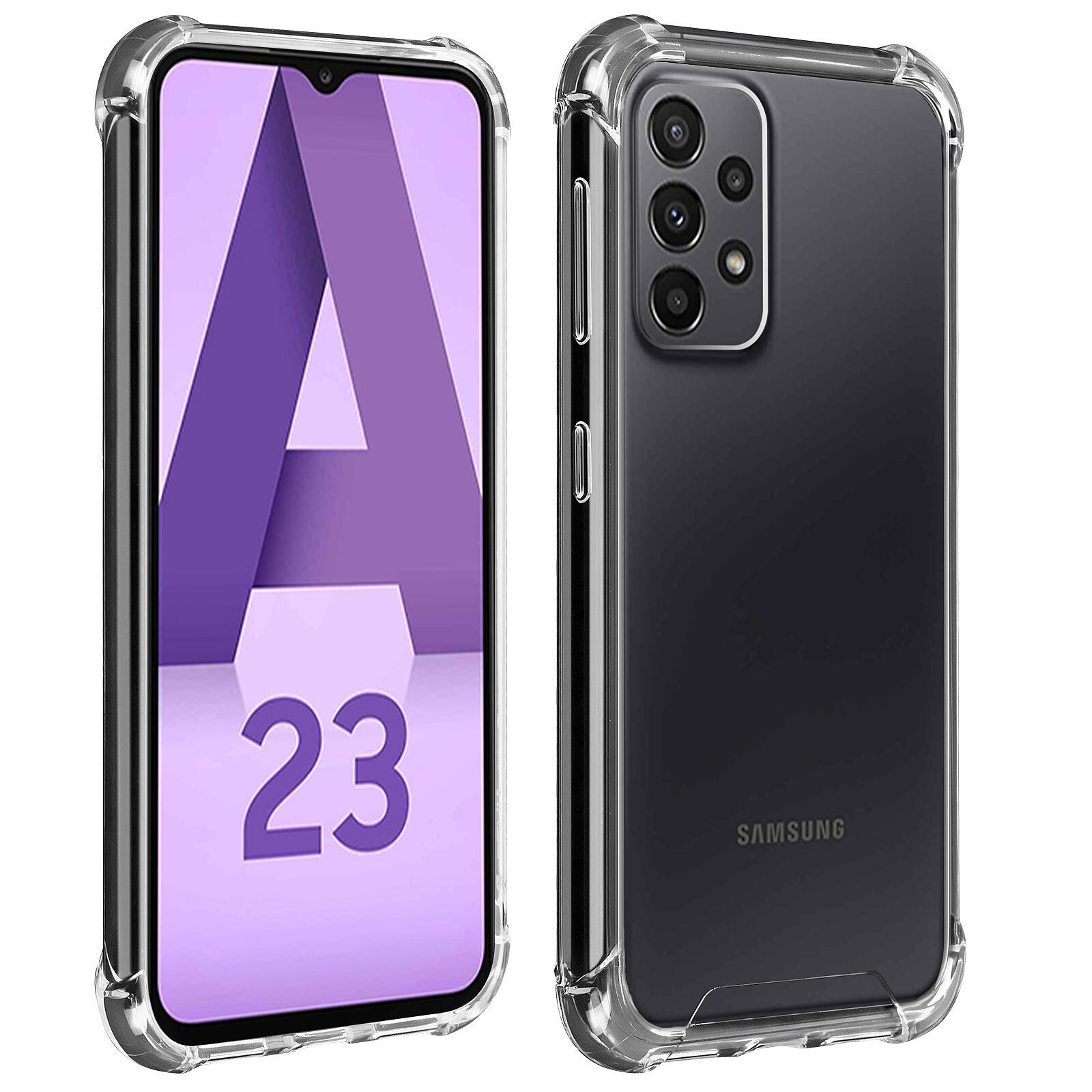 Funda tipo cartera para Samsung Galaxy A23 4G/5G, de piel