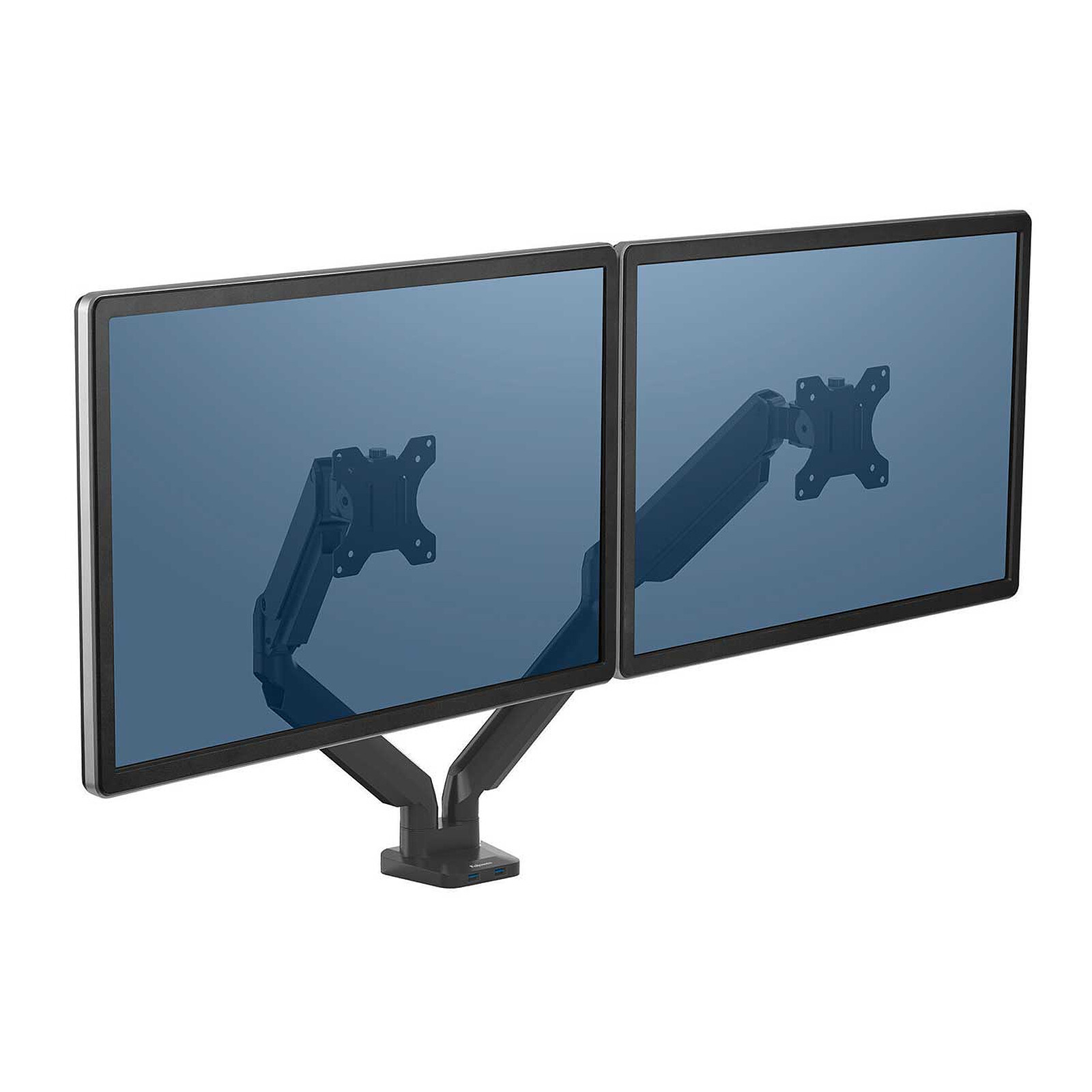Fellowes brazo monitor doble 2 pantallas vertical