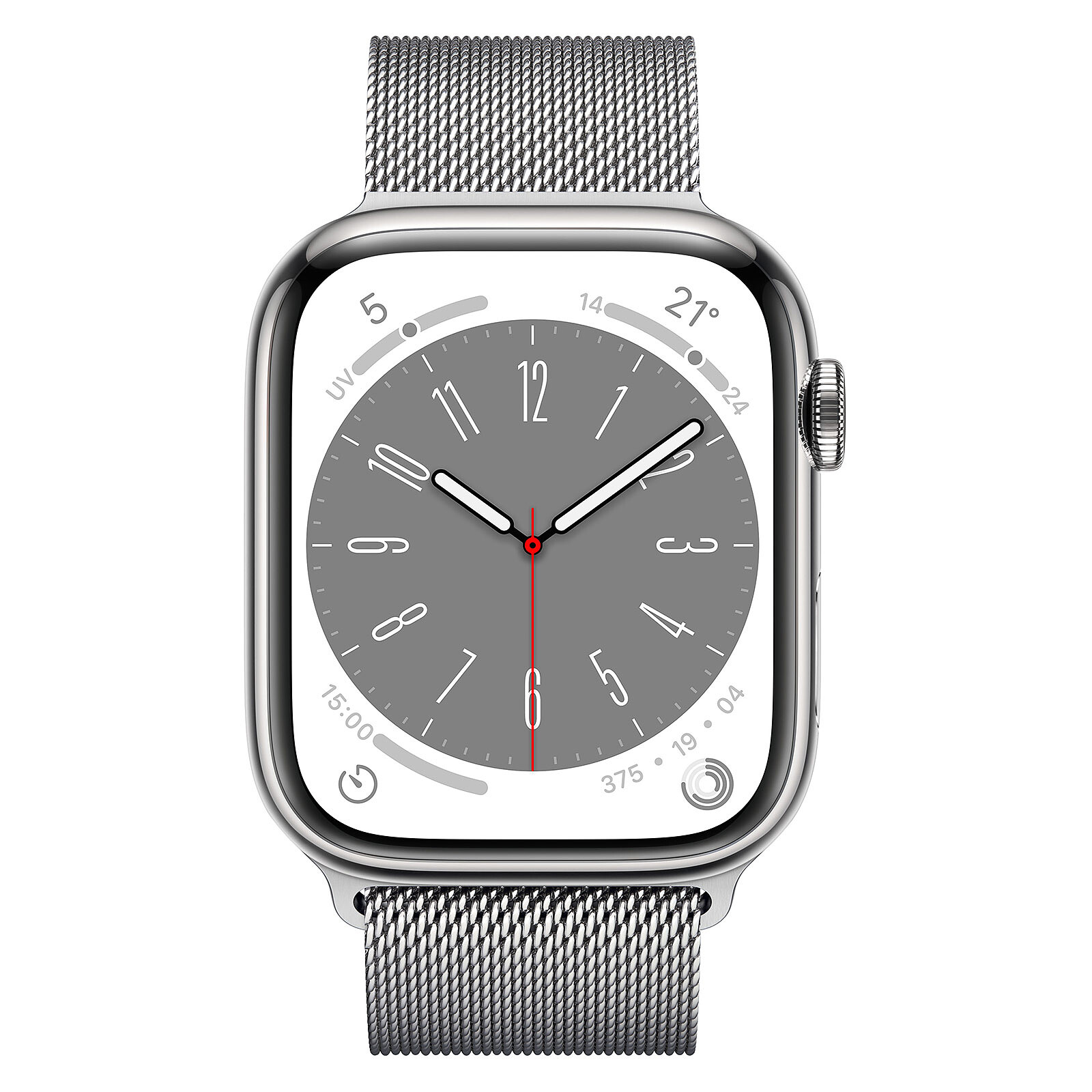 Apple Watch Series 9 GPS + Cellular Cinturino Milanese Argento in Acciaio  Inox 41 mm - Smartwatch - Garanzia 3 anni LDLC