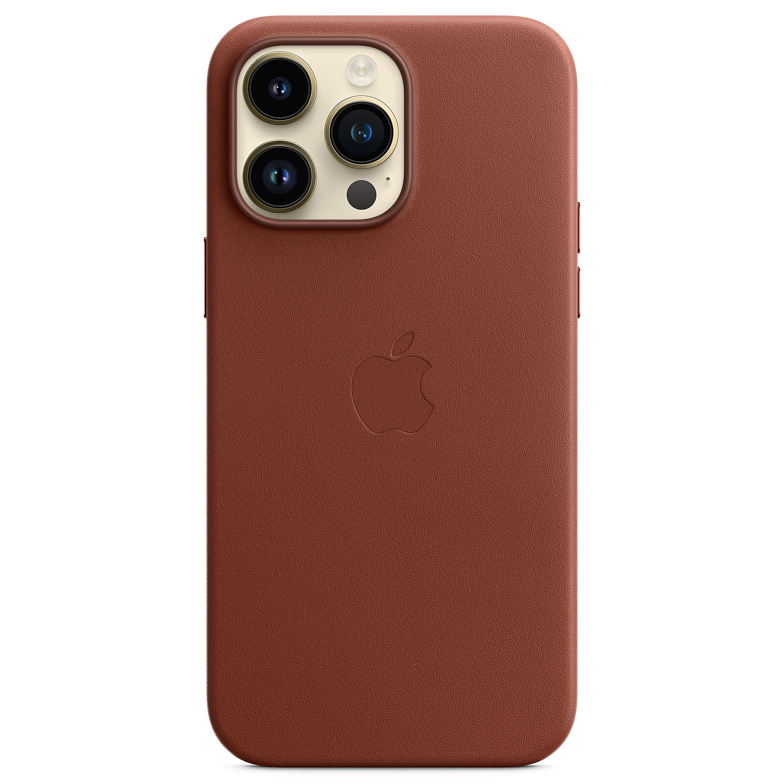 Cartera de piel con MagSafe para iPhone - Golden Brown