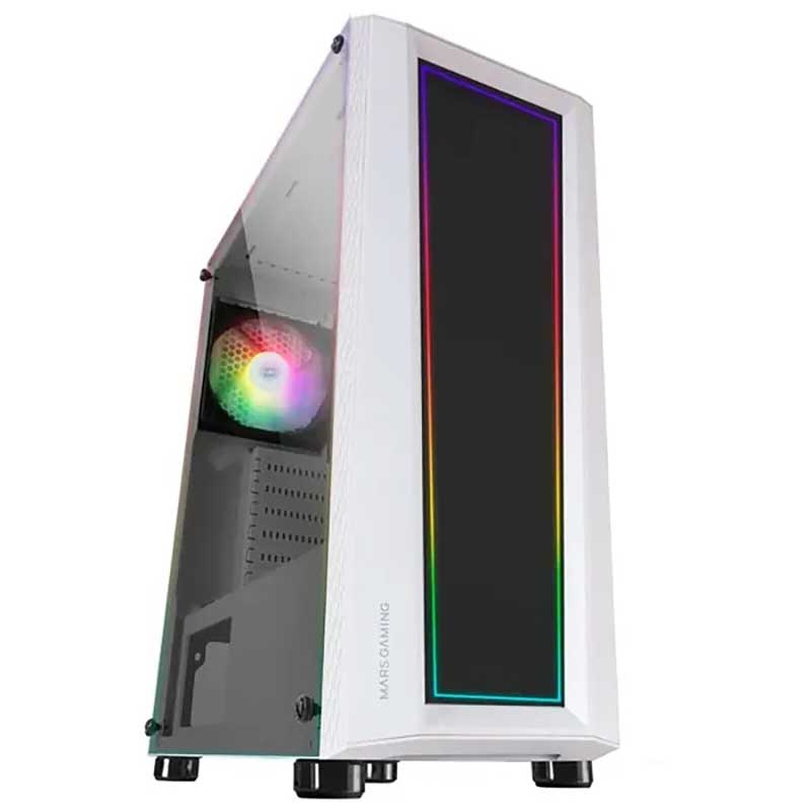 Boîtier PC MARS GAMING Tour Gaming E-ATX MC-KX Blanc, Système CPU
