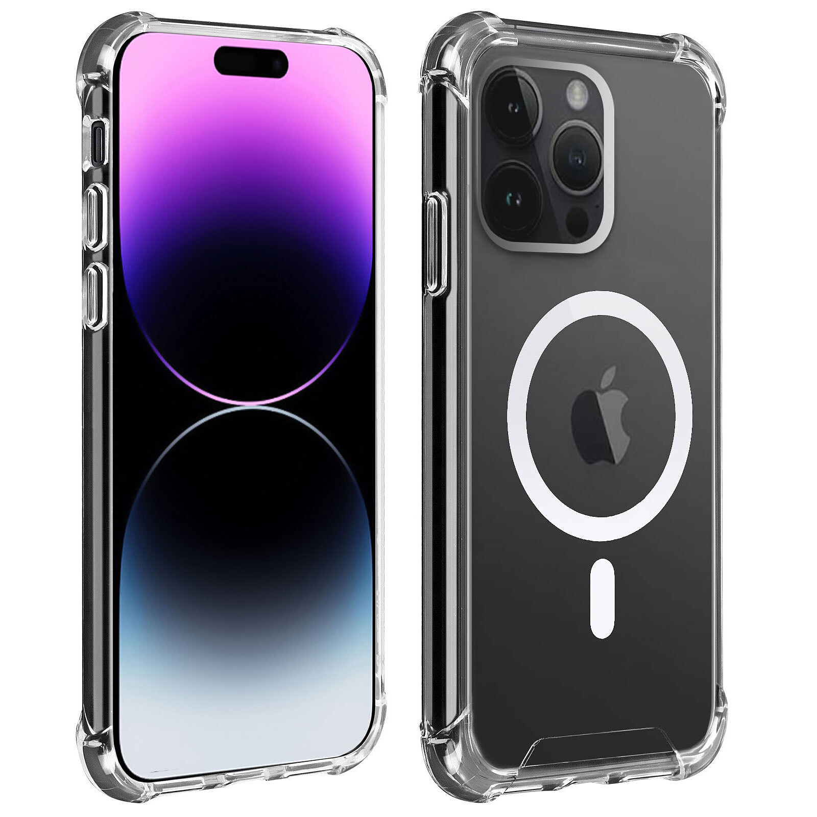 Coque IPhone 17 Pro Max LISEN Avec Support Intégré - Compatible MagSafe 15W, Protection Militaire, Revêtement Anti-traces