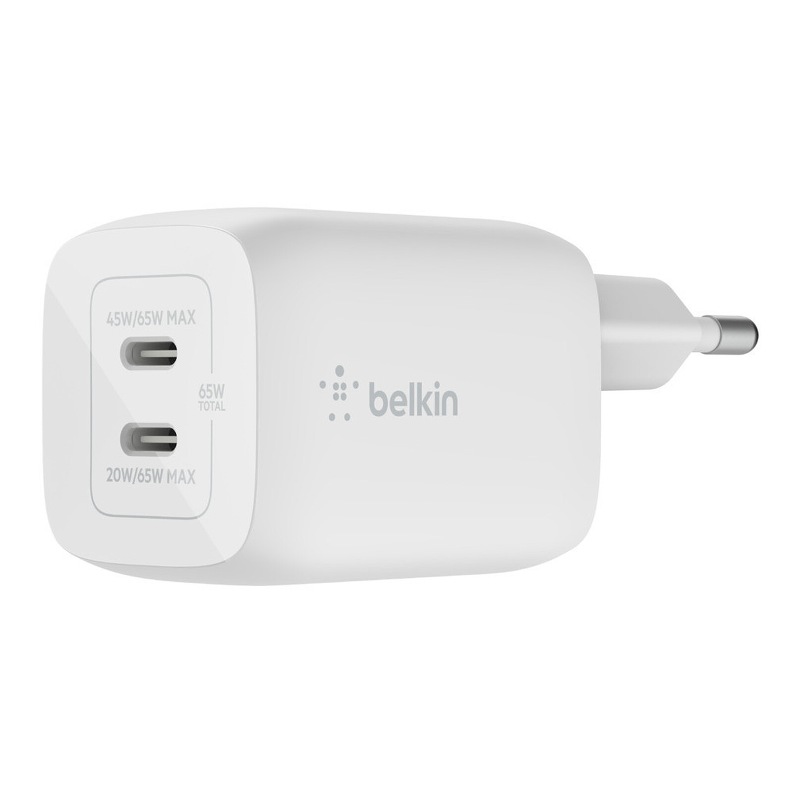 Cargador de corriente USB-C de 30 W de Belkin para iPhone y otros (blanco)  - Cargador de teléfono - LDLC