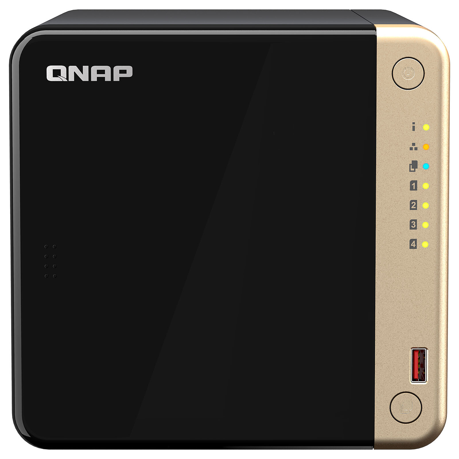 QNAP TBS-464 NASbook - Serveur NAS - 4 Baies - RAID RAID 0, 1, 5