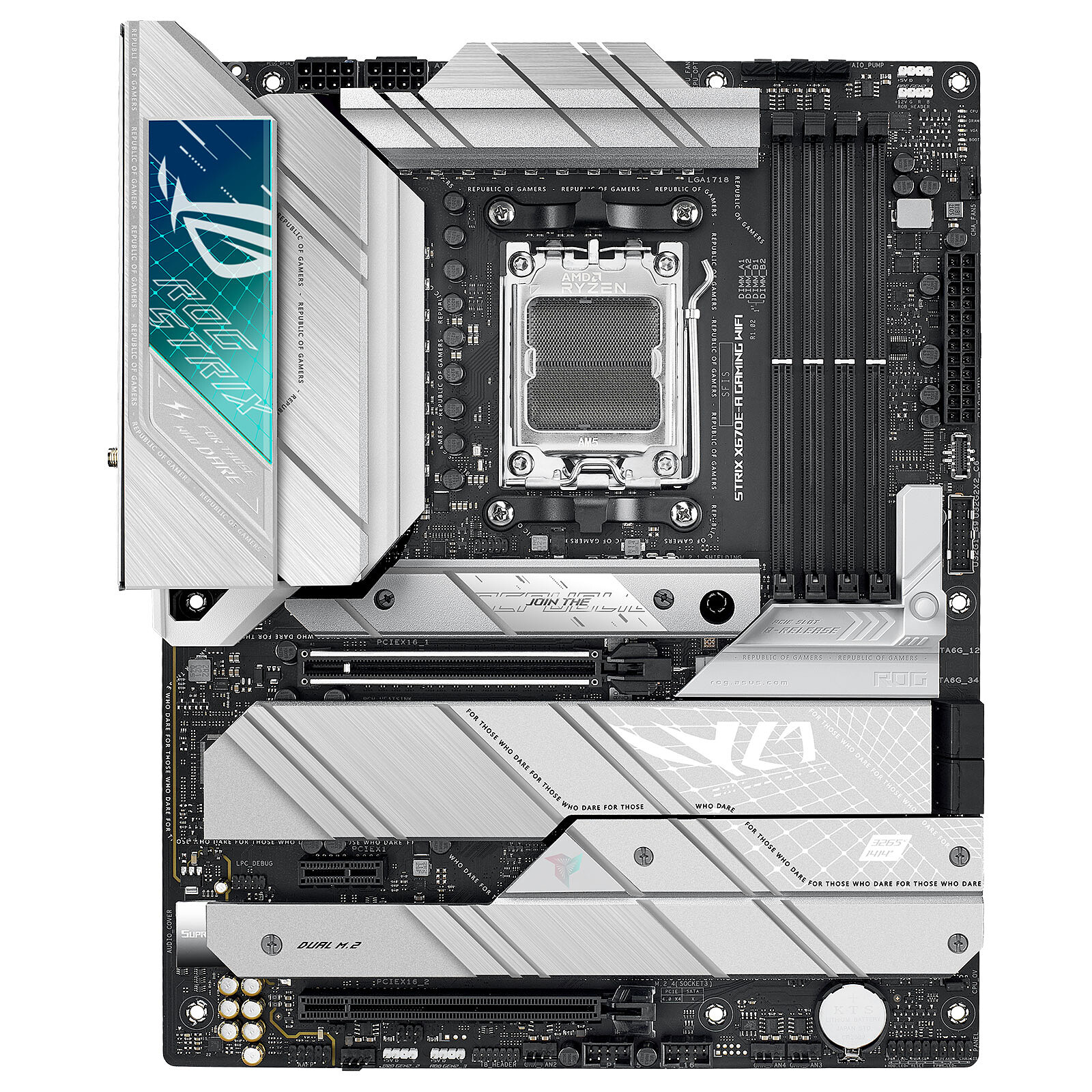 ASUS X670E-A ROG STRIX GAMING WIFI ATX Motherboard - Micro Center