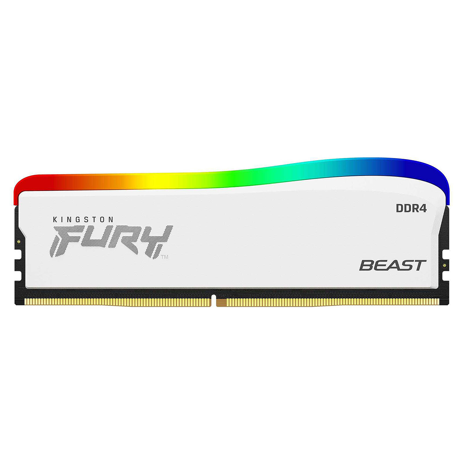 Kingston FURY Beast White RGB SE 16 Go (2 x 8 Go) DDR4 3200 MHz CL16 - Mémoire  PC - LDLC