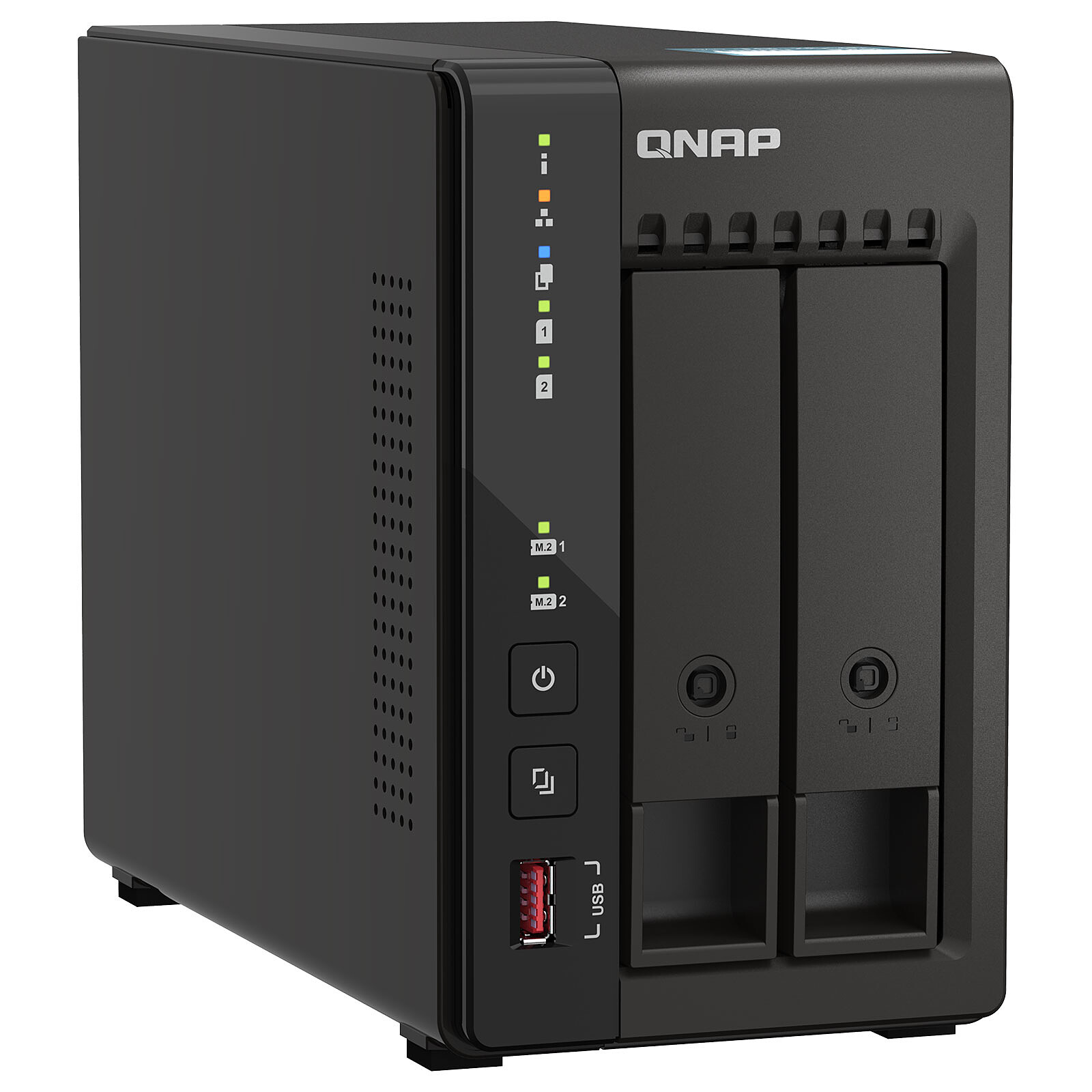 QNAP TS-253E 8GB Serveur NAS 2 baies IRONWOLF PRO 8To (2x4To)