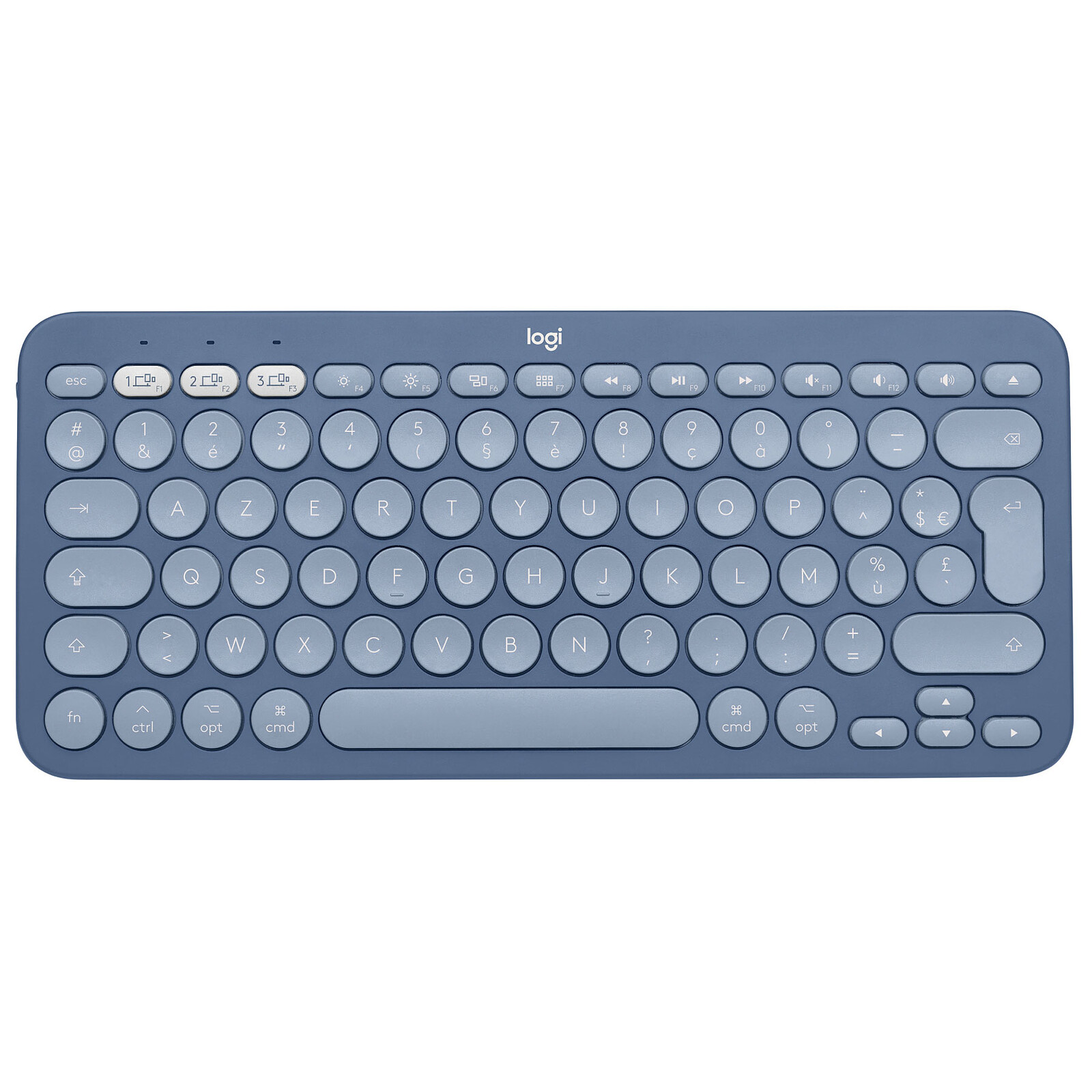 Logitech K380 Multi-Device Bluetooth Keyboard Mac (Lavender Lemonade) - Tablet keyboard Logitech on LDLC