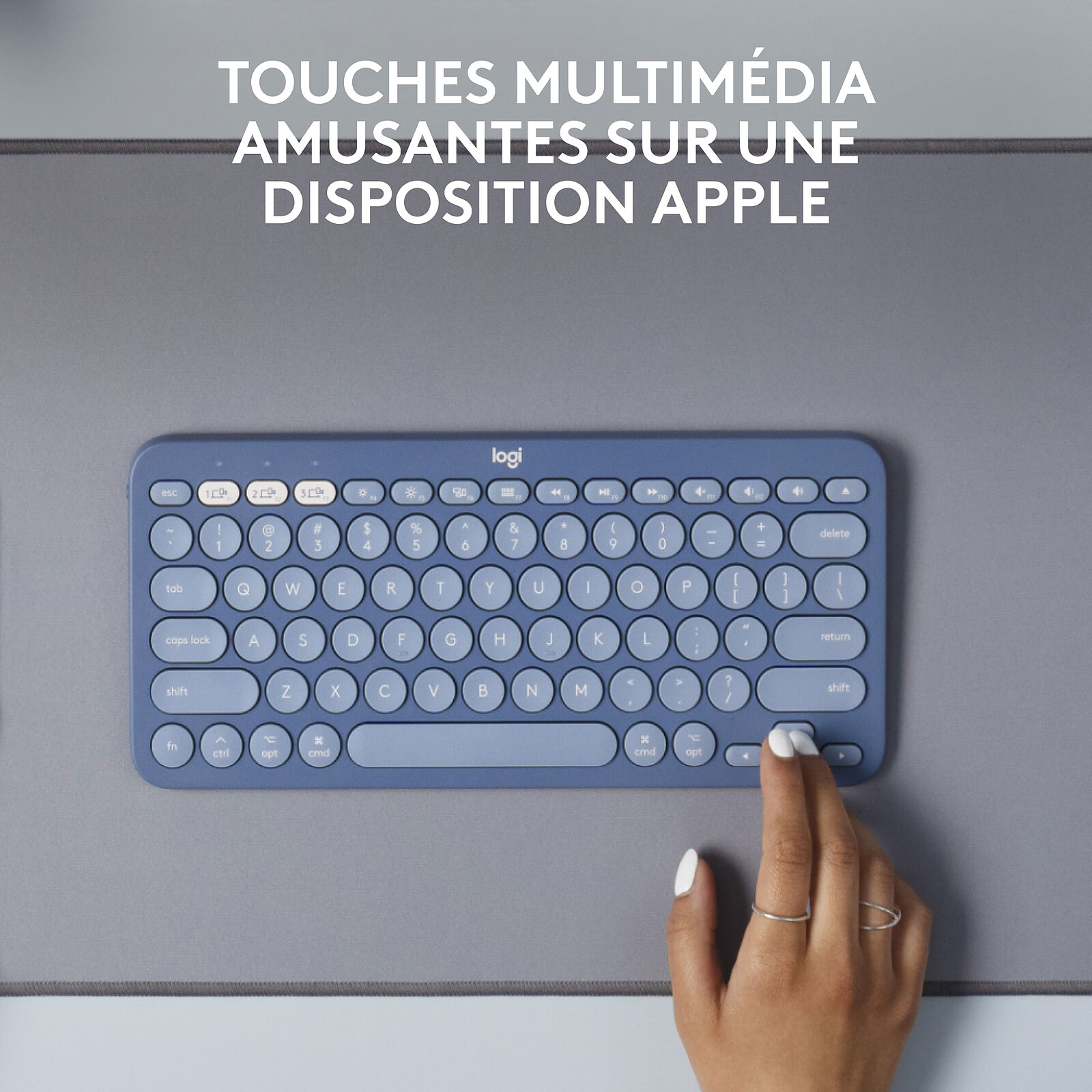 Logitech K380 Multi-Device Bluetooth Keyboard for Mac (Sable)