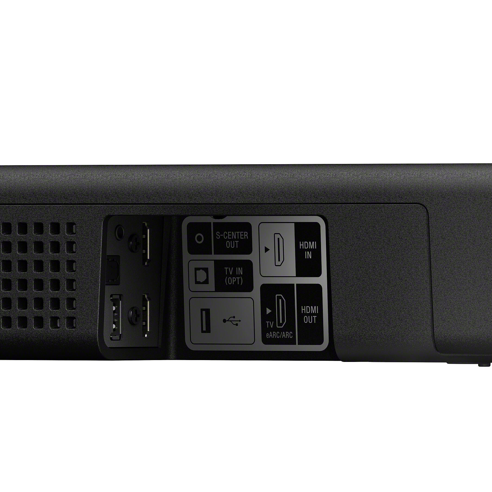 Barra de Sonido Inalámbrica Sony HT-S100F Bluetooth HDMI USB Negro