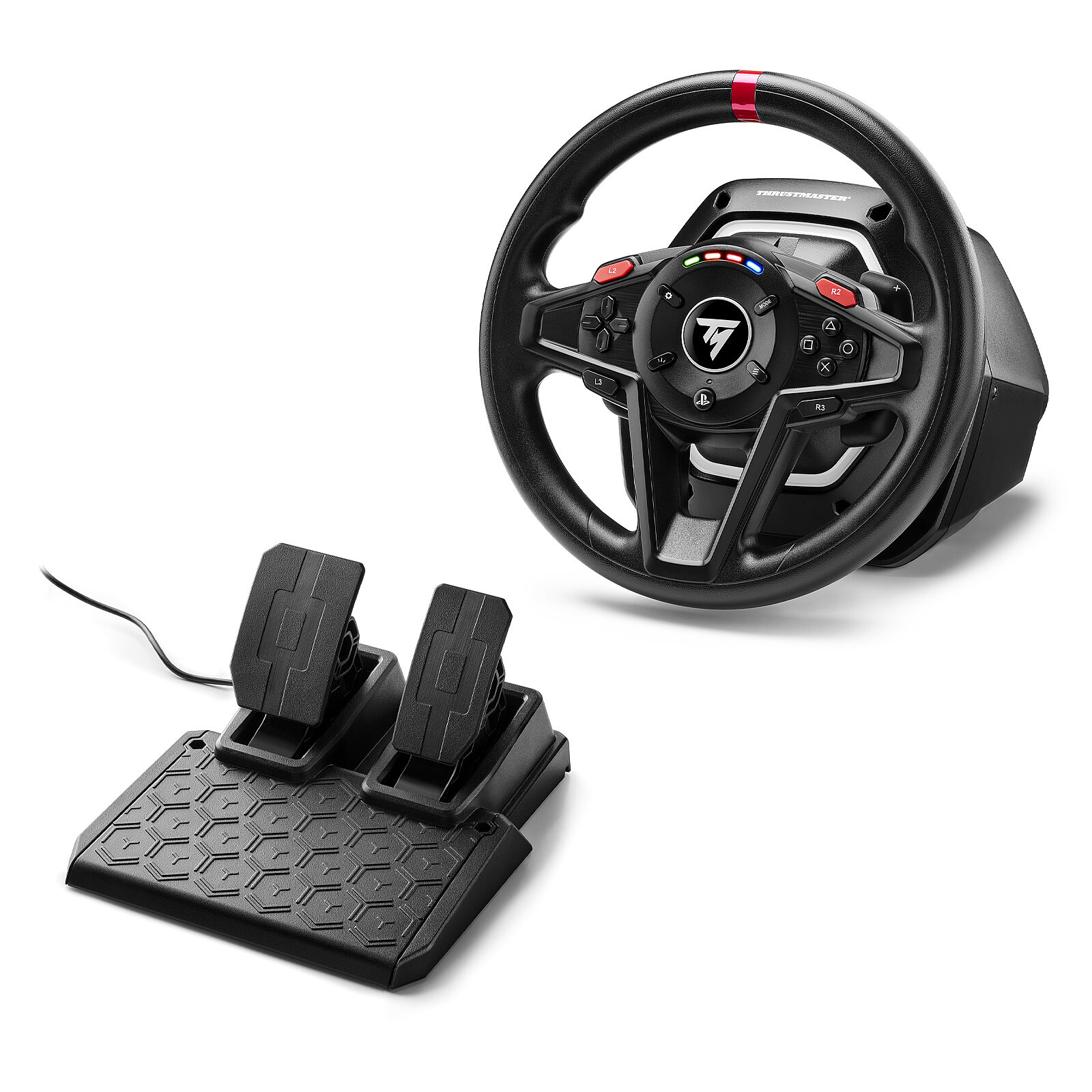 Thrustmaster T128 PS5/PS4/PC Steering Wheel And Pedals Black