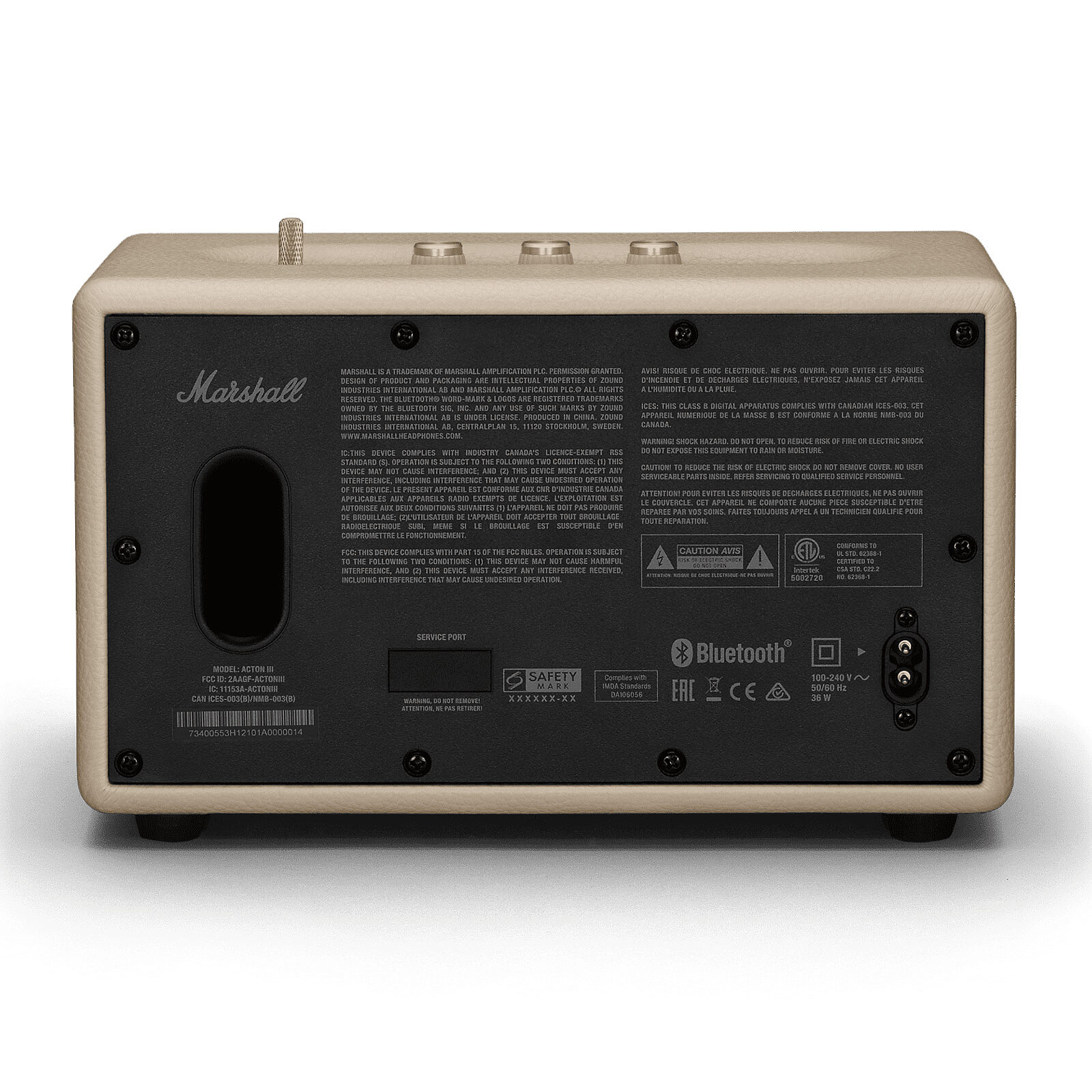 leder bekymring vedtage Marshall Acton III Cream - Bluetooth speaker MARSHALL on LDLC