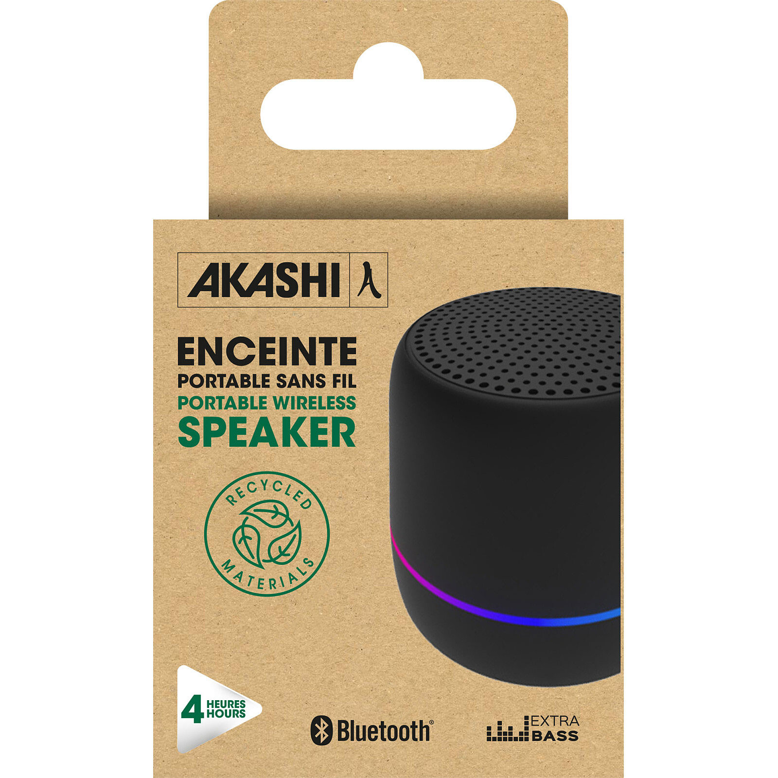 Akashi Eco Bluetooth Speaker 5W (Black)