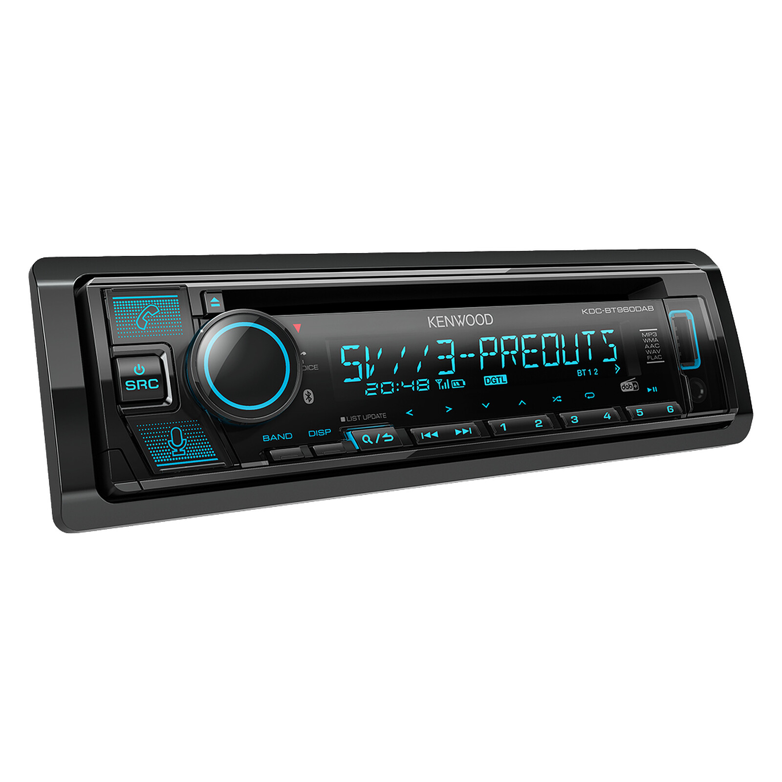 Kenwood KDC-BT960DAB Autoradio Bluetooth/CD/USB/DAB+