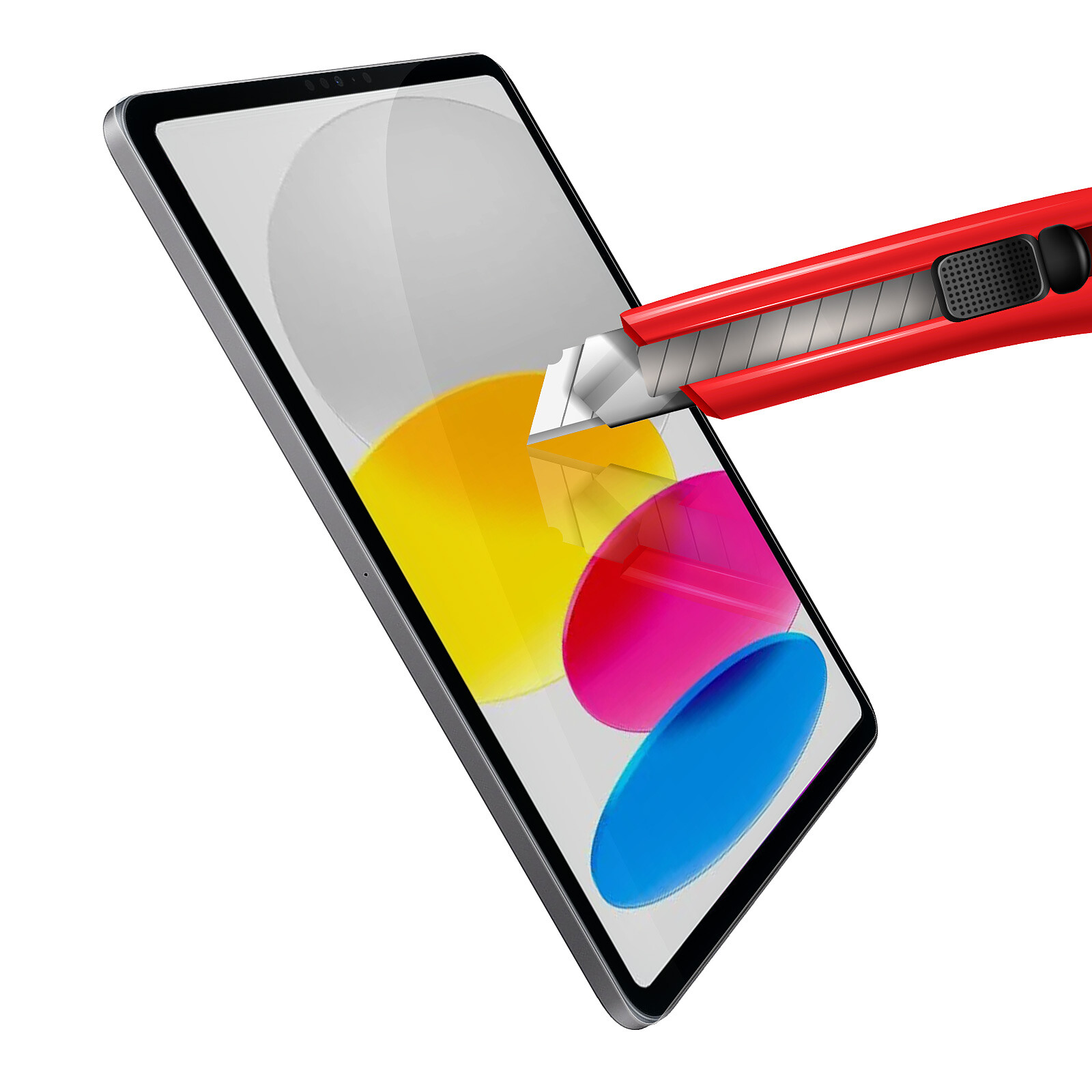 Coque iPad 10 (2022) + film protecteur en verre trempé