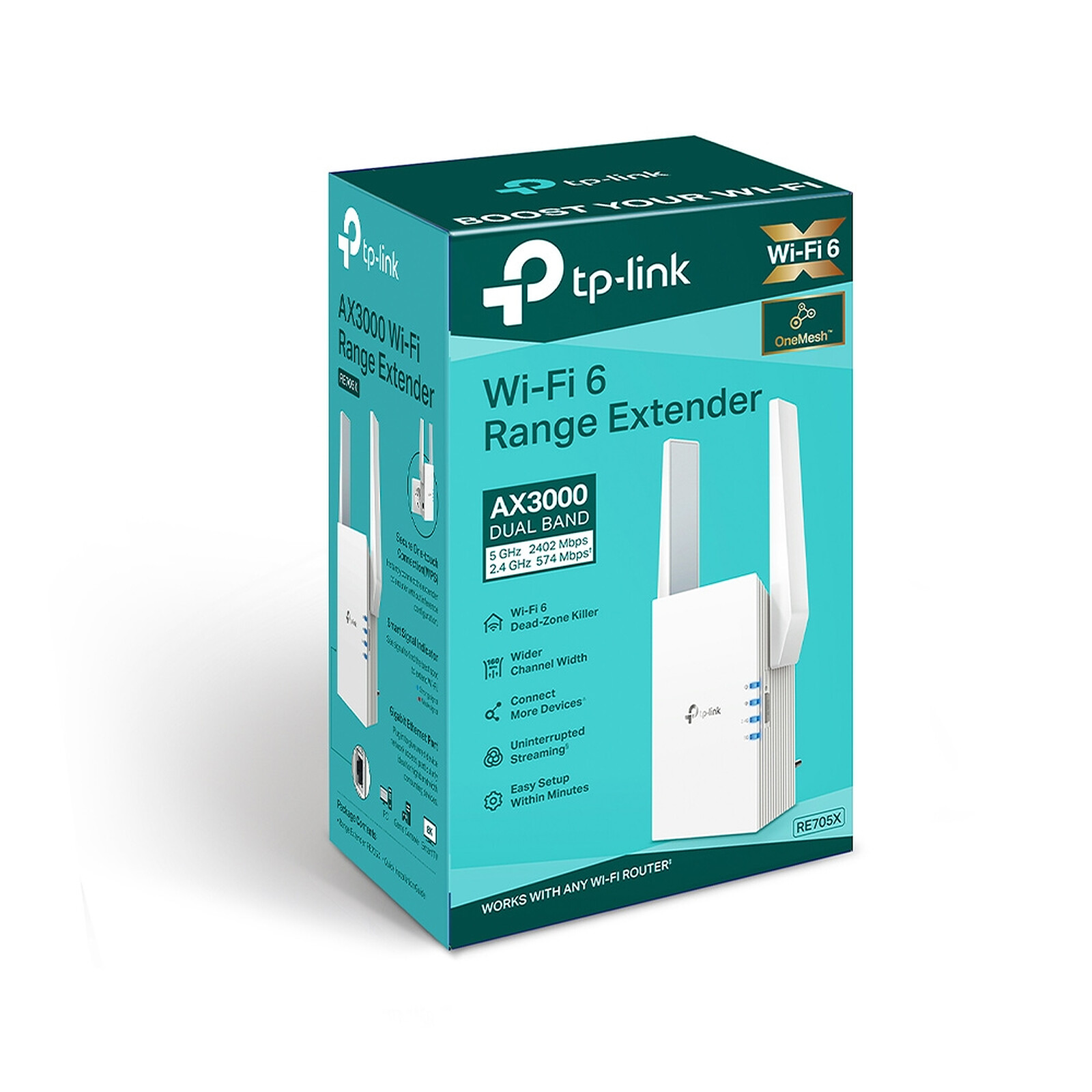 TP-LINK RE705X - Répéteur Wi-Fi - LDLC