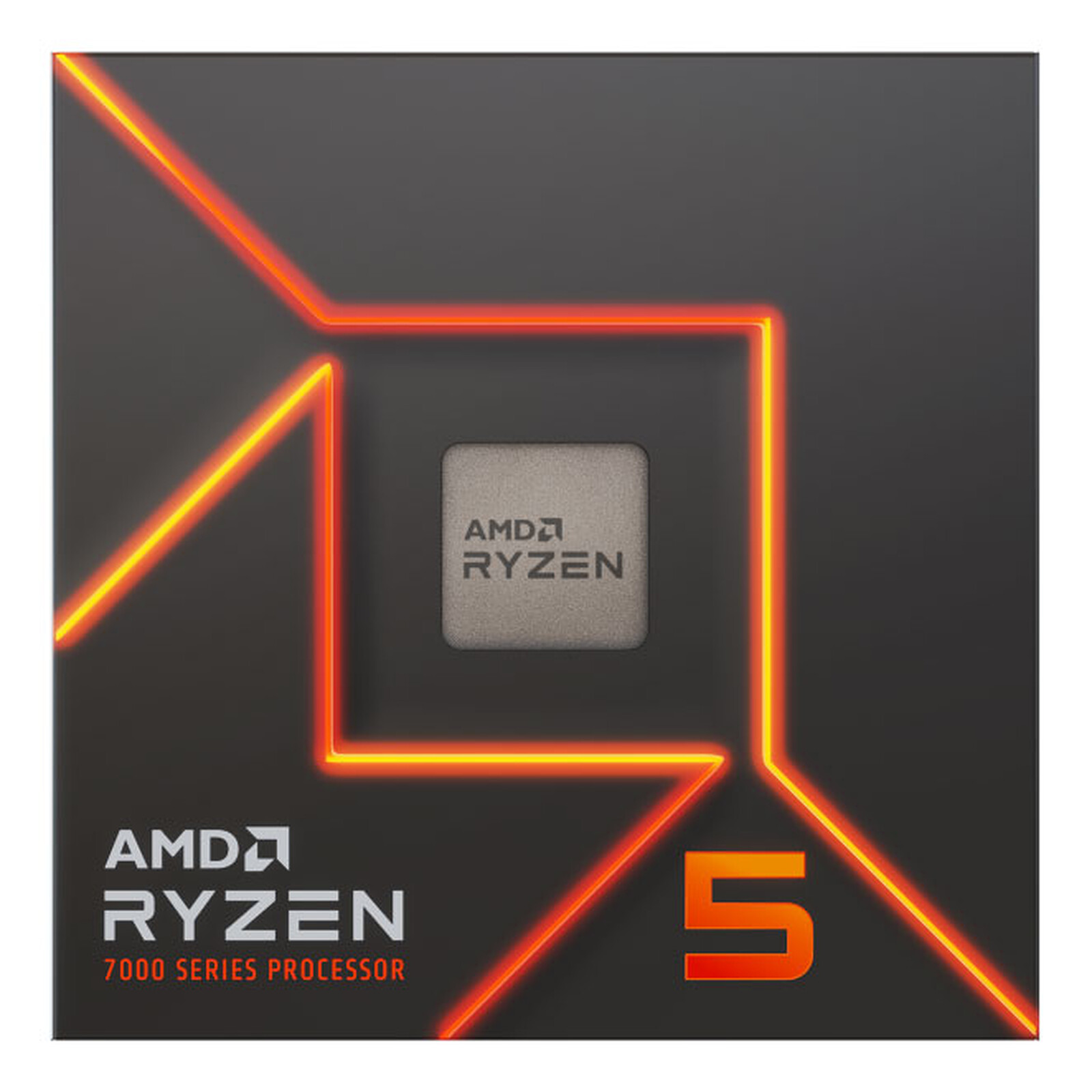 AMD Ryzen 5 7500F 3.7GHz Base Clock 6-Core 12-Thread Desktop Processor CPU,  AM5 Socket, No Integrated Graphics, for High End Computer Enthusiastic