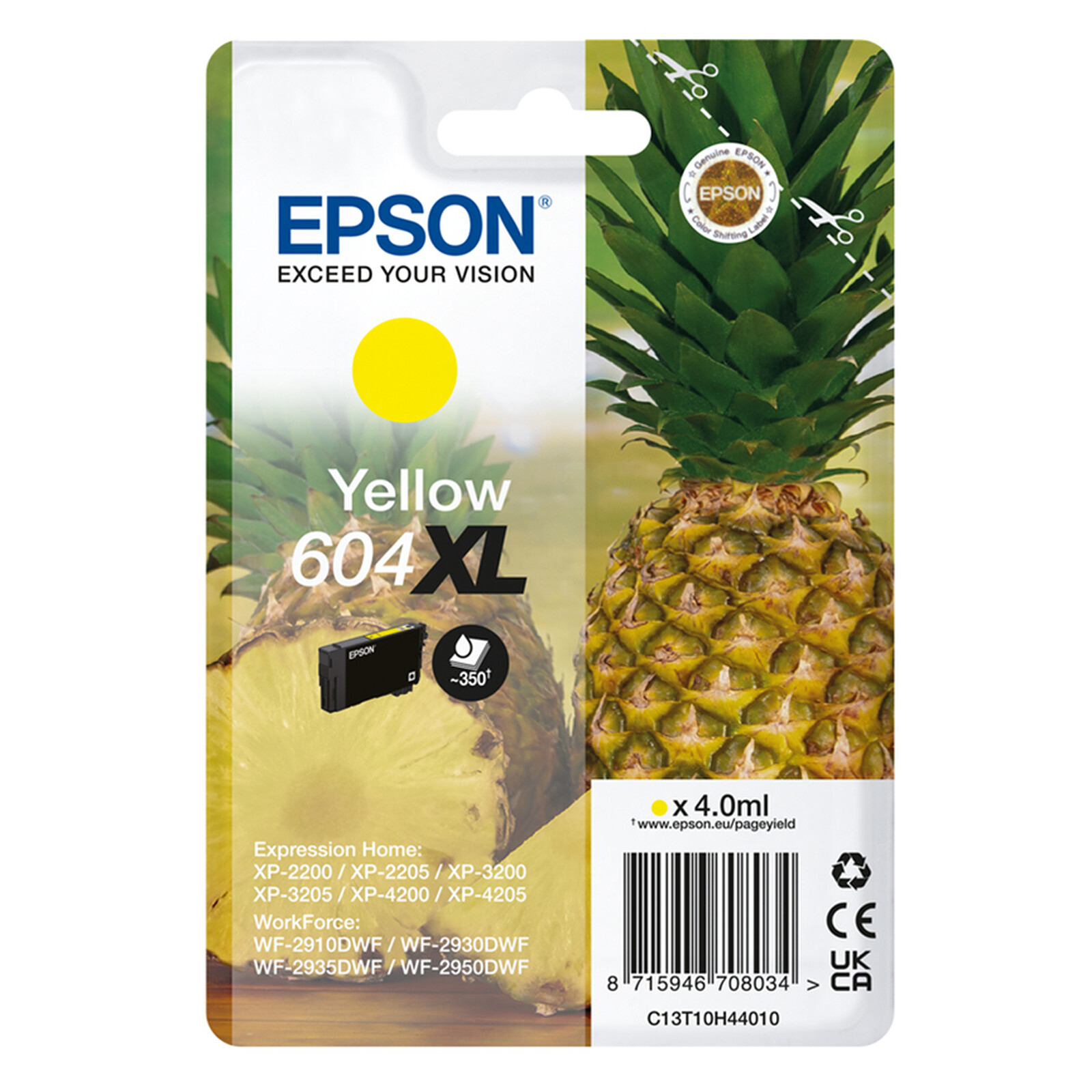 604XL Pineapple Multipack 4-colours Ink, Ink Consumables, Ink & Paper, Products