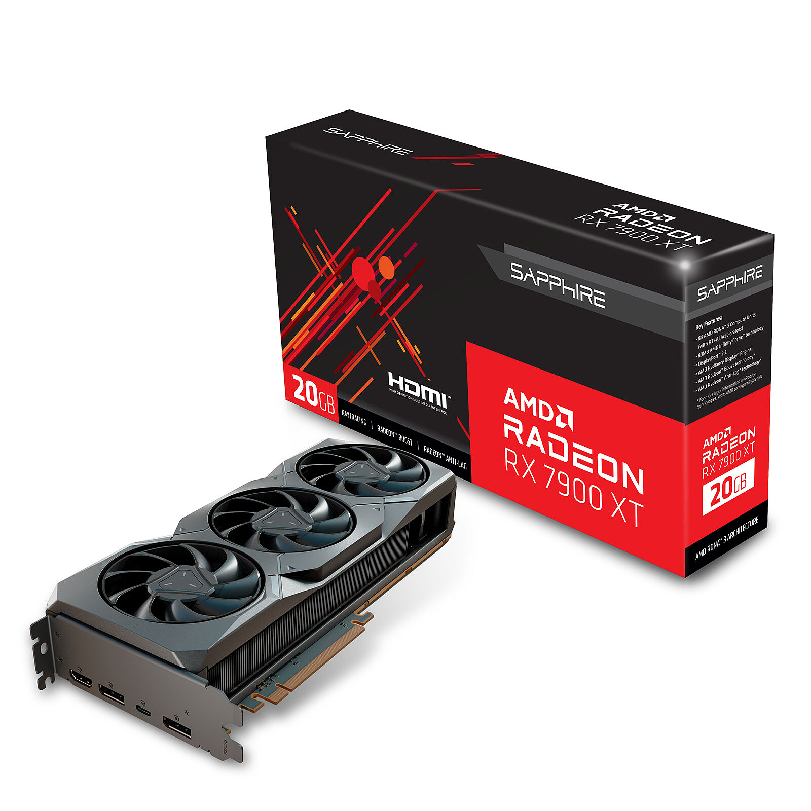 NITRO+ AMD Radeon RX 7900 XT Vapor-X 20G GDDR6
