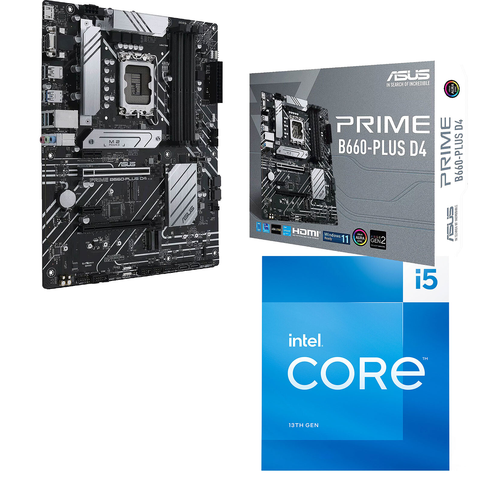 Kit Upgrade PC Intel Core i5-13400 ASUS PRIME B660-PLUS D4 - Kit
