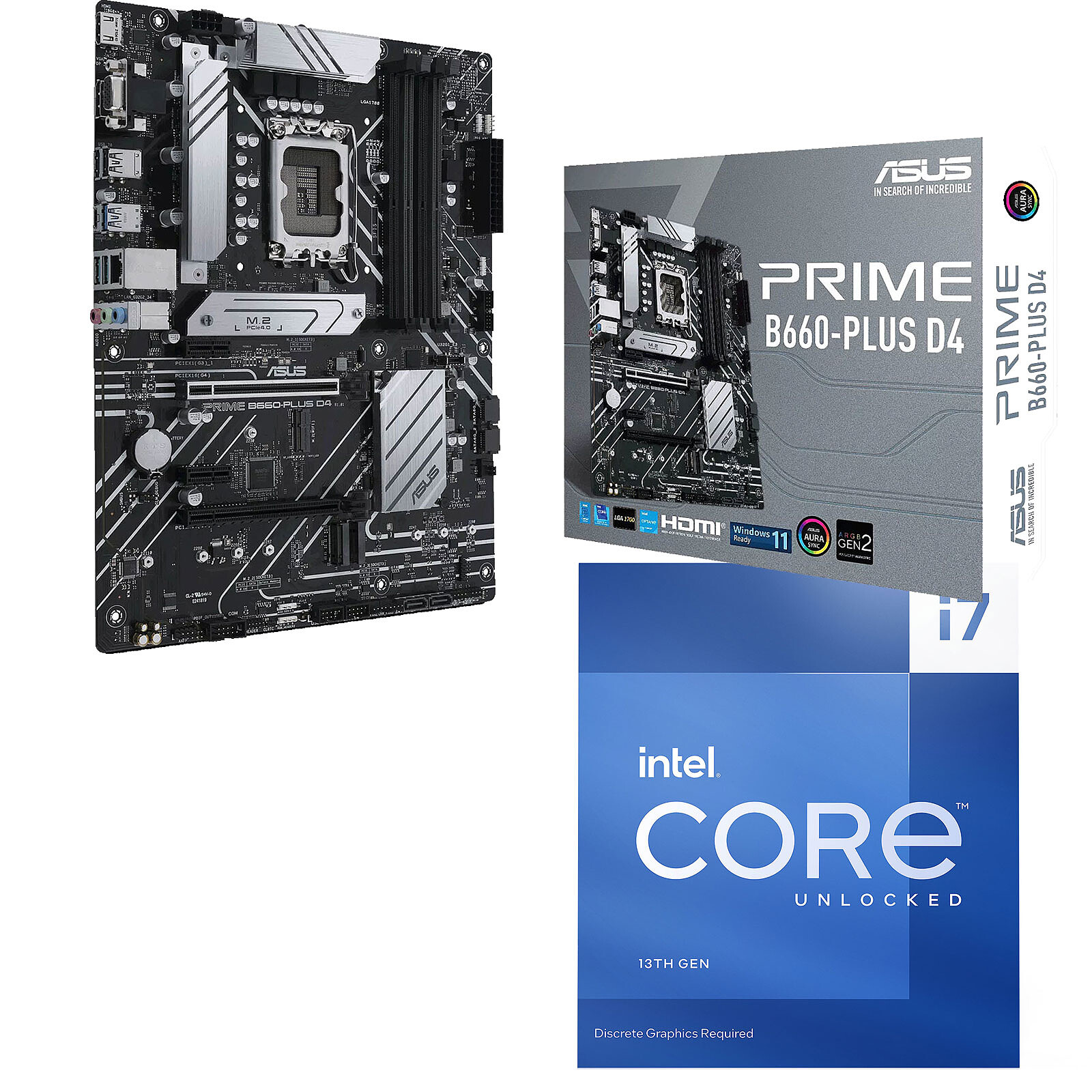 PC Upgrade Bundle Intel Core i7-13700KF ASUS PRIME B660-PLUS D4 - Upgrade  bundles - LDLC 3-year warranty