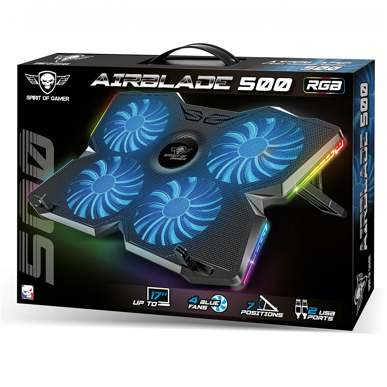 Refroidissement Spirit Of Gamer Airblade 800 RGB Gaming Laptop