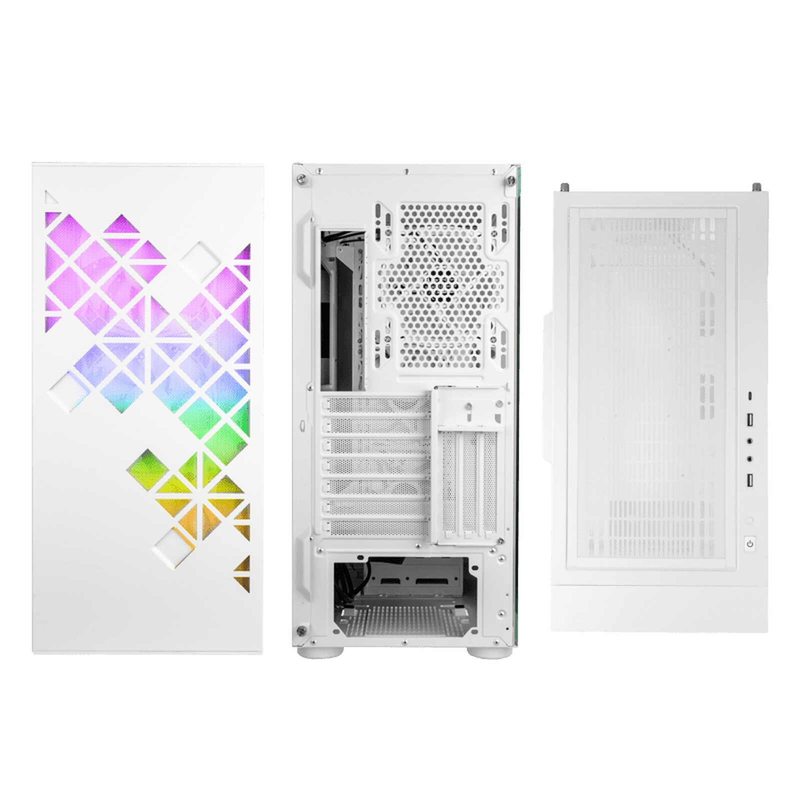 Fractal Design Torrent White TG Clear (Bianco) - Case PC - Garanzia 3 anni  LDLC