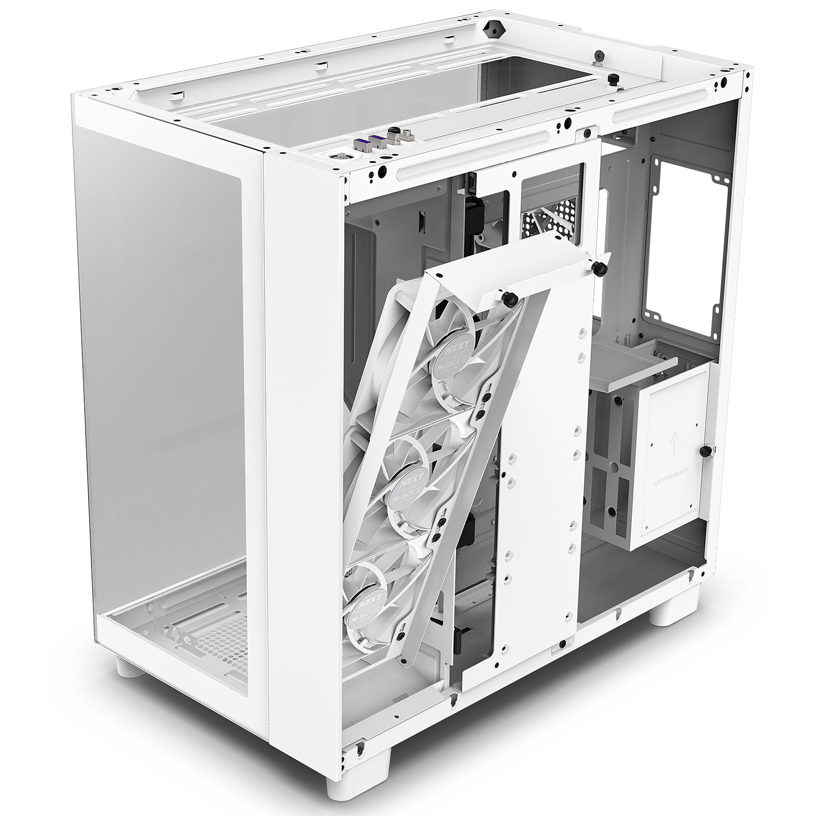 NZXT H9 Flow Blanc - Boîtier PC - Garantie 3 ans LDLC