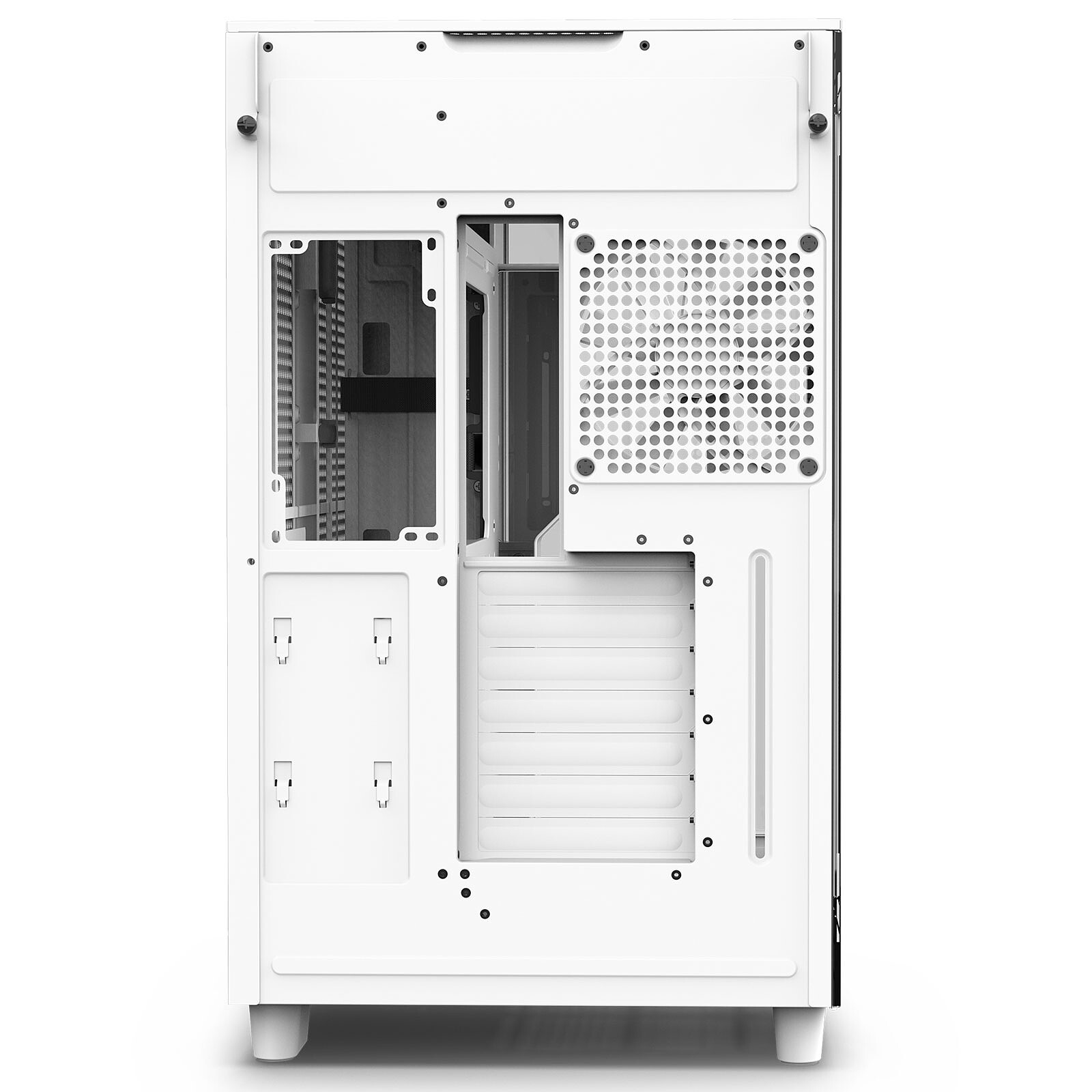 NZXT H9 FLOW Dual-Chamber Mid-Tower Airflow Case Three-sided 360