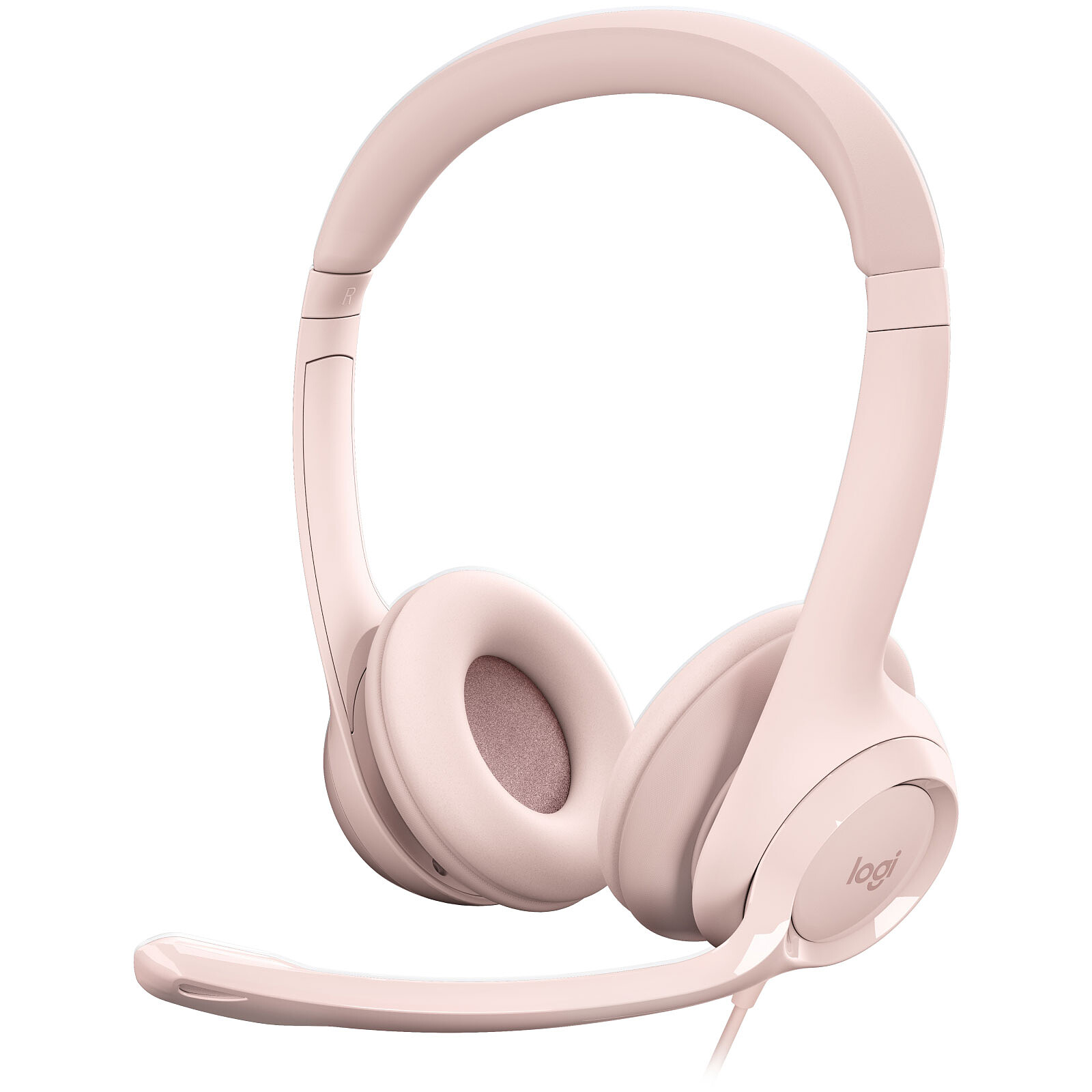 Auriculares USB Logitech H390 (rosa) - Auriculares microfono - LDLC