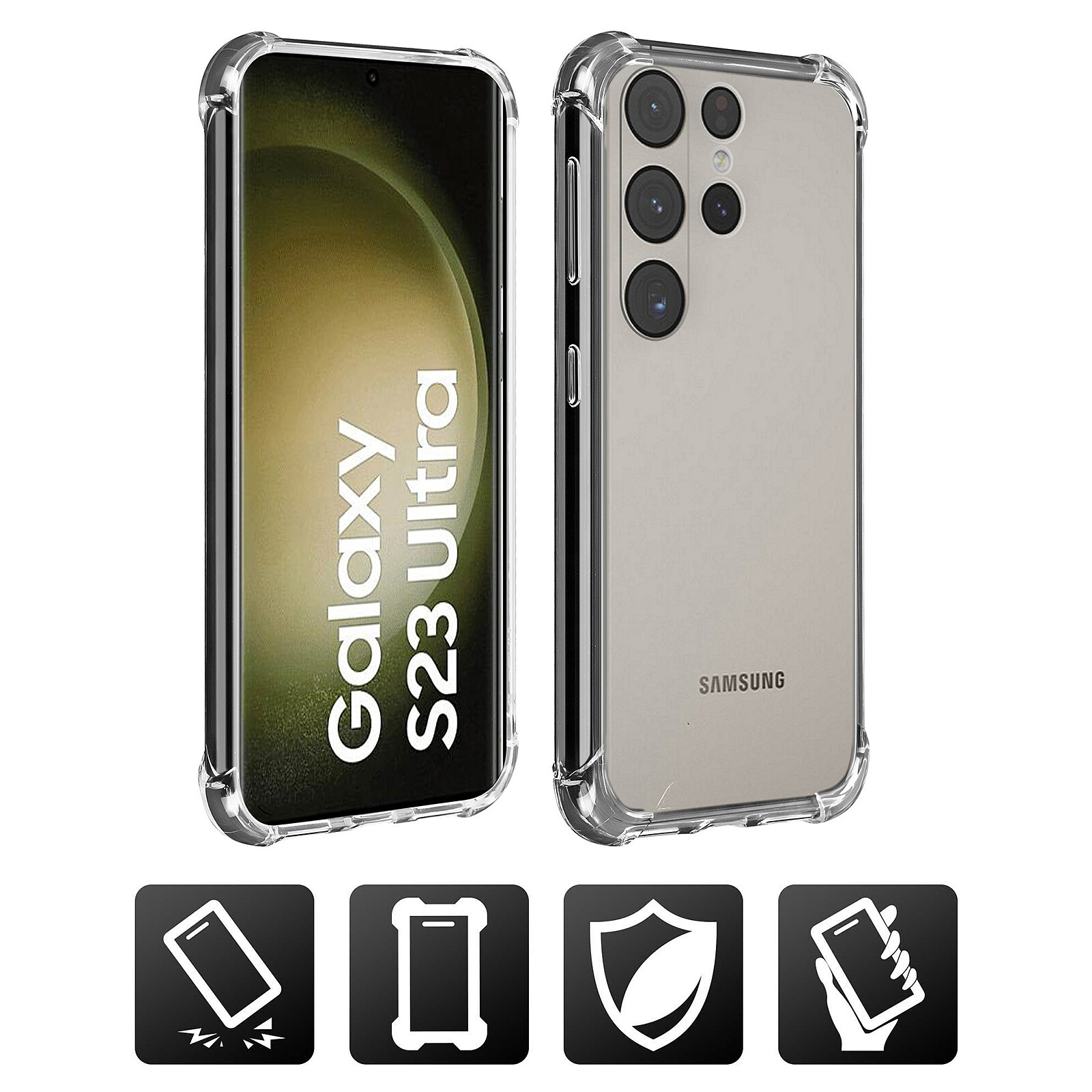 Samsung Galaxy S23 Ultra SM-S918B Negro (8GB / 256GB) - Móvil y smartphone  - LDLC