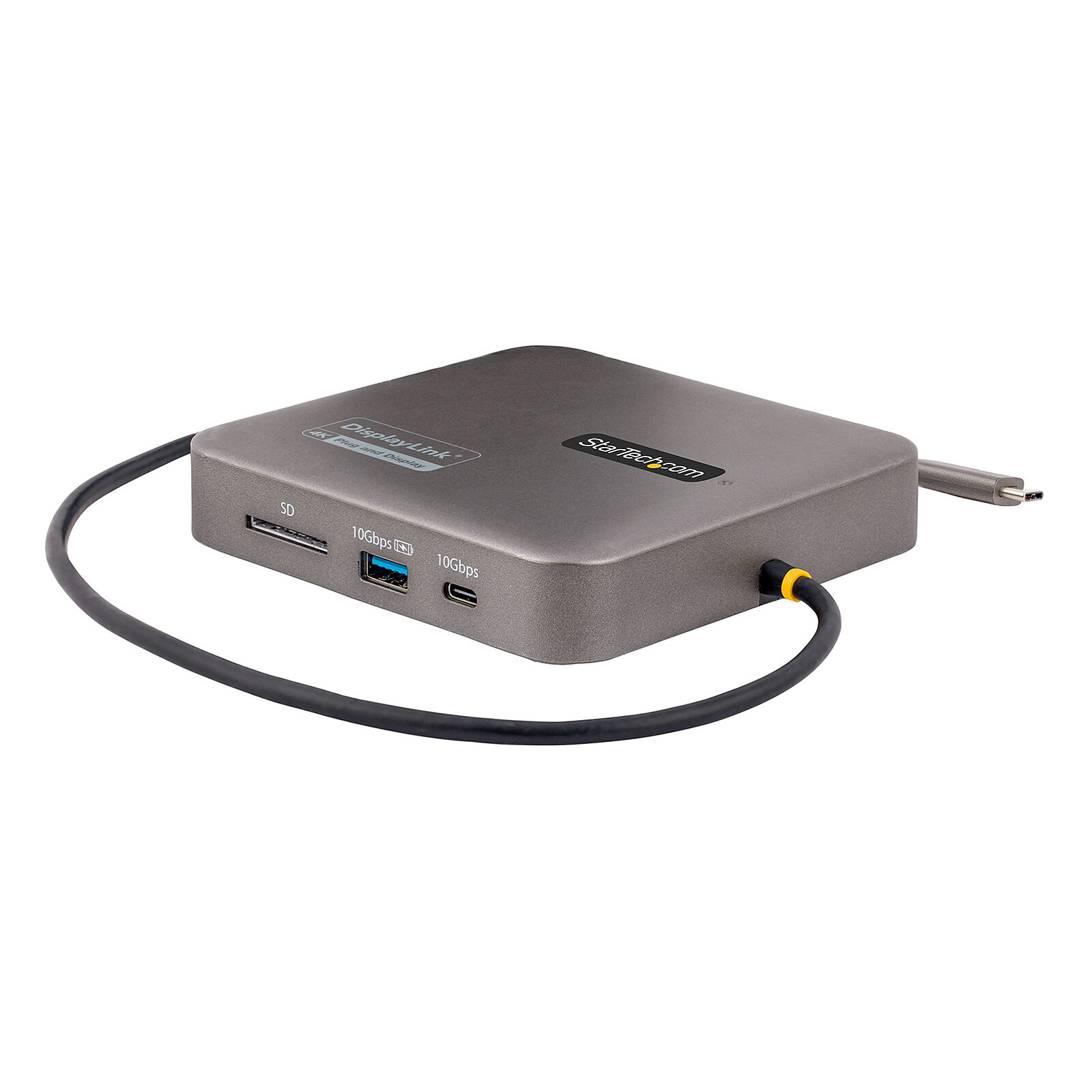 StarTech.com Adaptateur multiport USB-C vers HDMI 4K 30 Hz ou VGA, Hub 3  ports USB 3.0, RJ45, SD/microSD et Power Delivery 100W - Hub USB - Garantie  3 ans LDLC