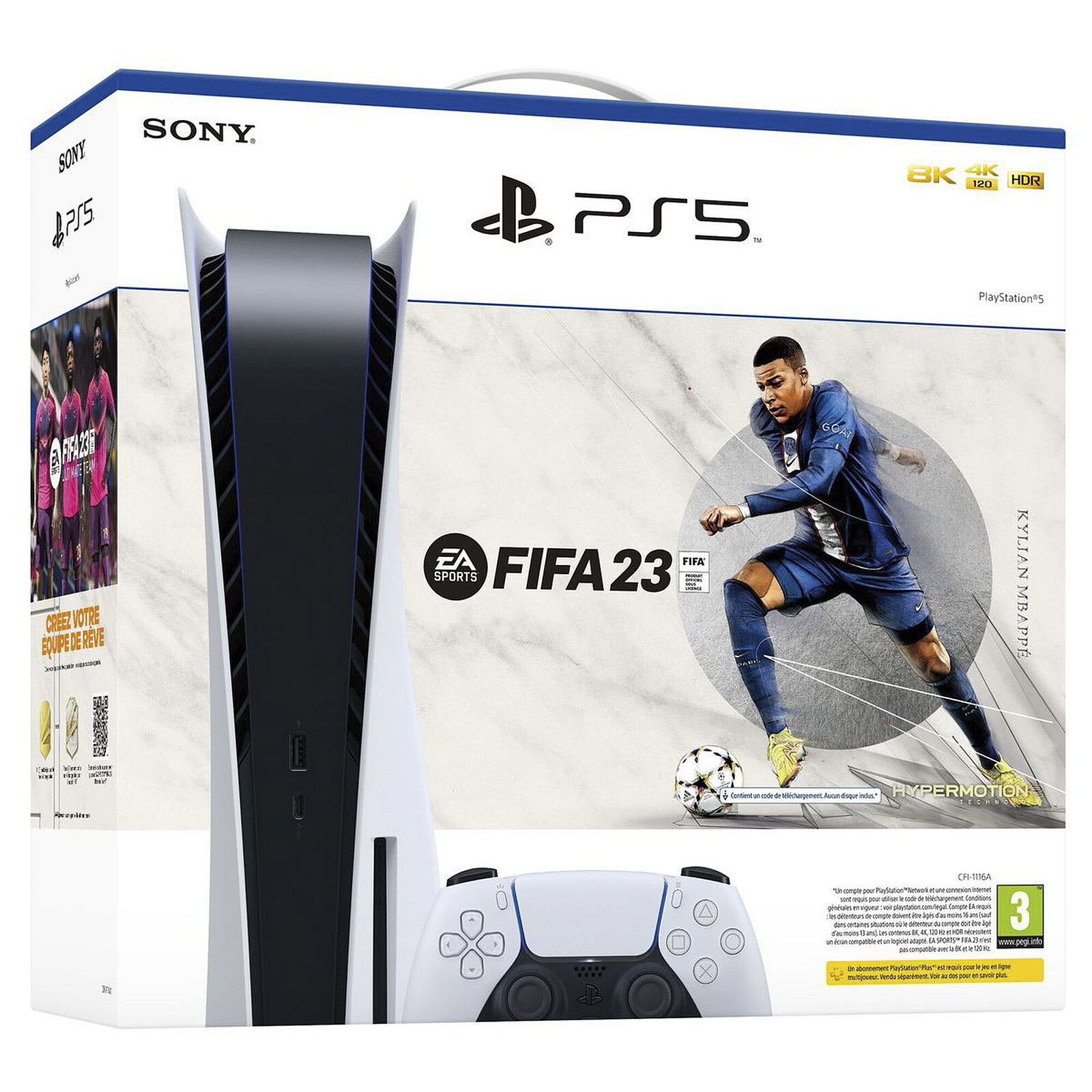 Sony Playstation 5 825 GB Specs