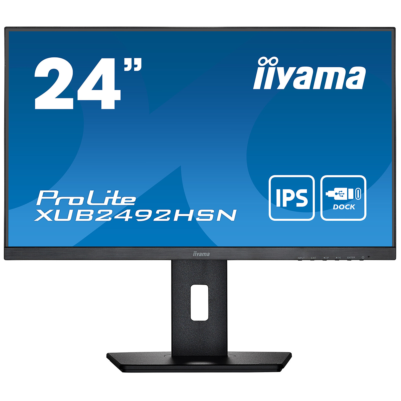 iiyama 24 LED - ProLite XUB2492HSN-B5 - Ecran PC - LDLC