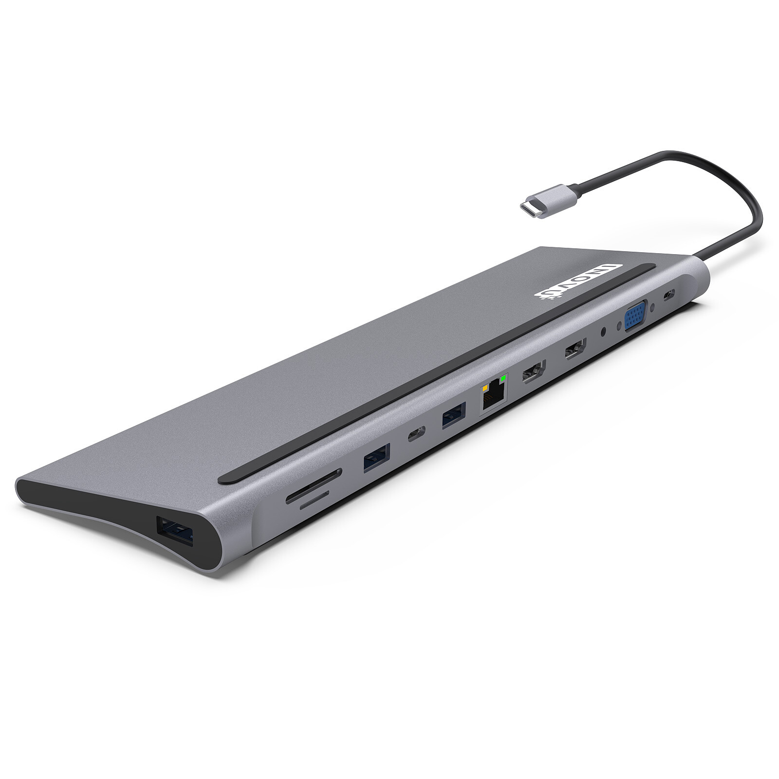 Mini station d'accueil USB 3.0 universelle pour PC portable avec VGA,  Gigabit Ethernet, USB 3.0