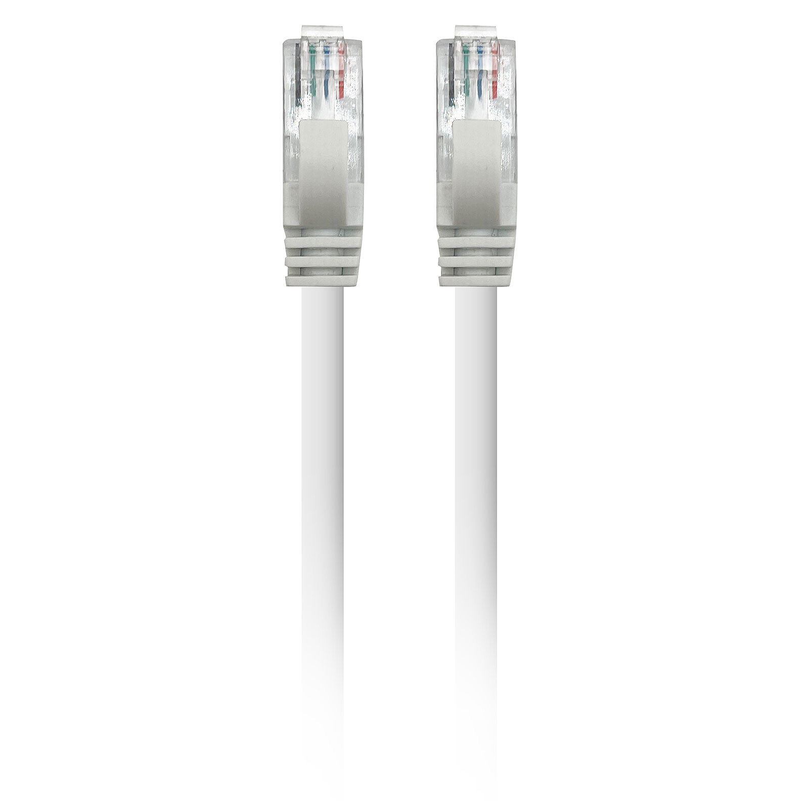 Câble RJ45 plat catégorie 6 U/UTP 10 m (Blanc) - Câble RJ45 - Garantie 3  ans LDLC
