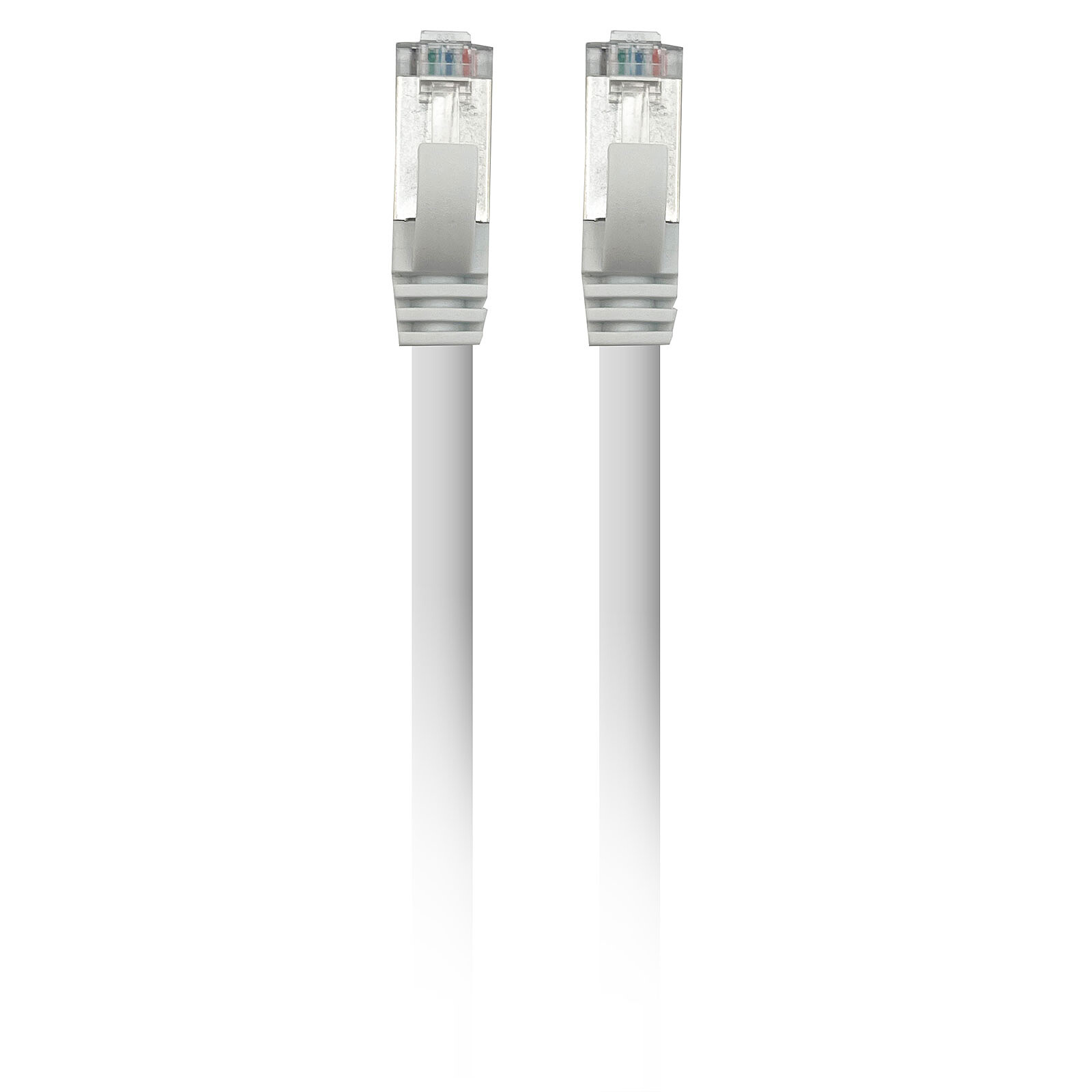Textorm Câble RJ45 CAT 6 FTP - mâle/mâle - 0.5 m - Blanc - Câble RJ45 -  Garantie 3 ans LDLC