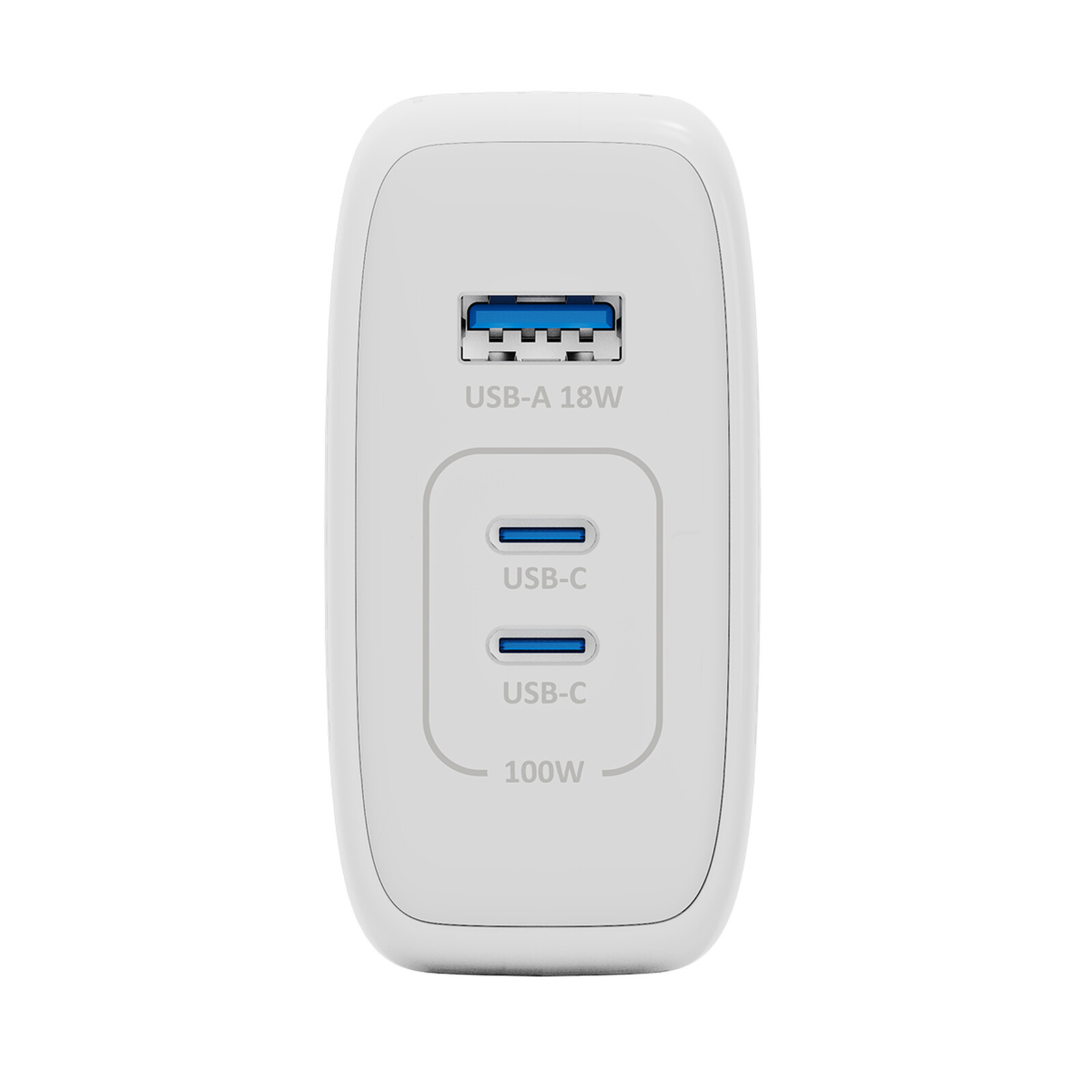Cargador INOVU USB-C 100W Power Delivery GaN - Cargador de teléfono - LDLC