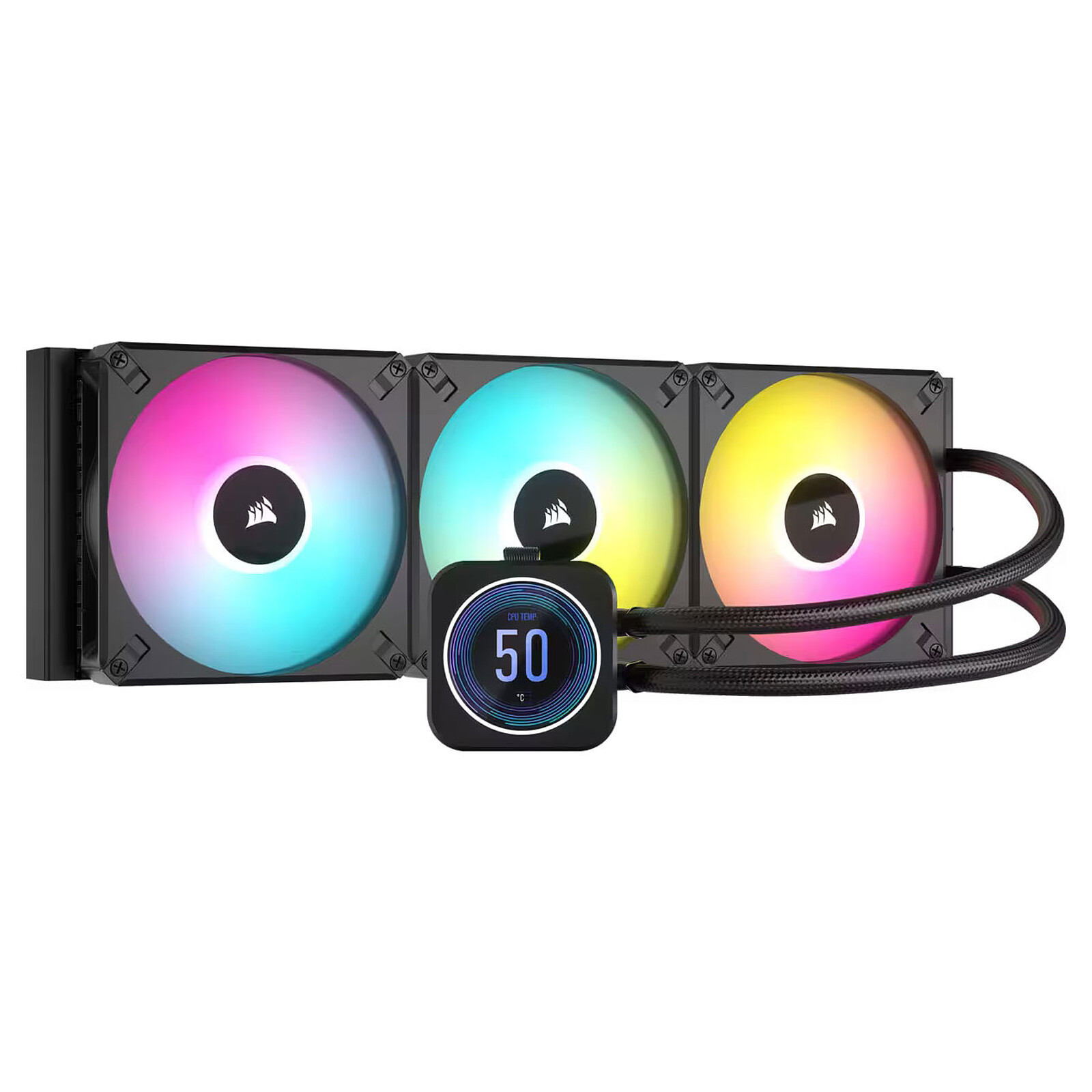 Corsair ICUE H170i ELITE LCD XT Noir Ventilateur Processeur LDLC 