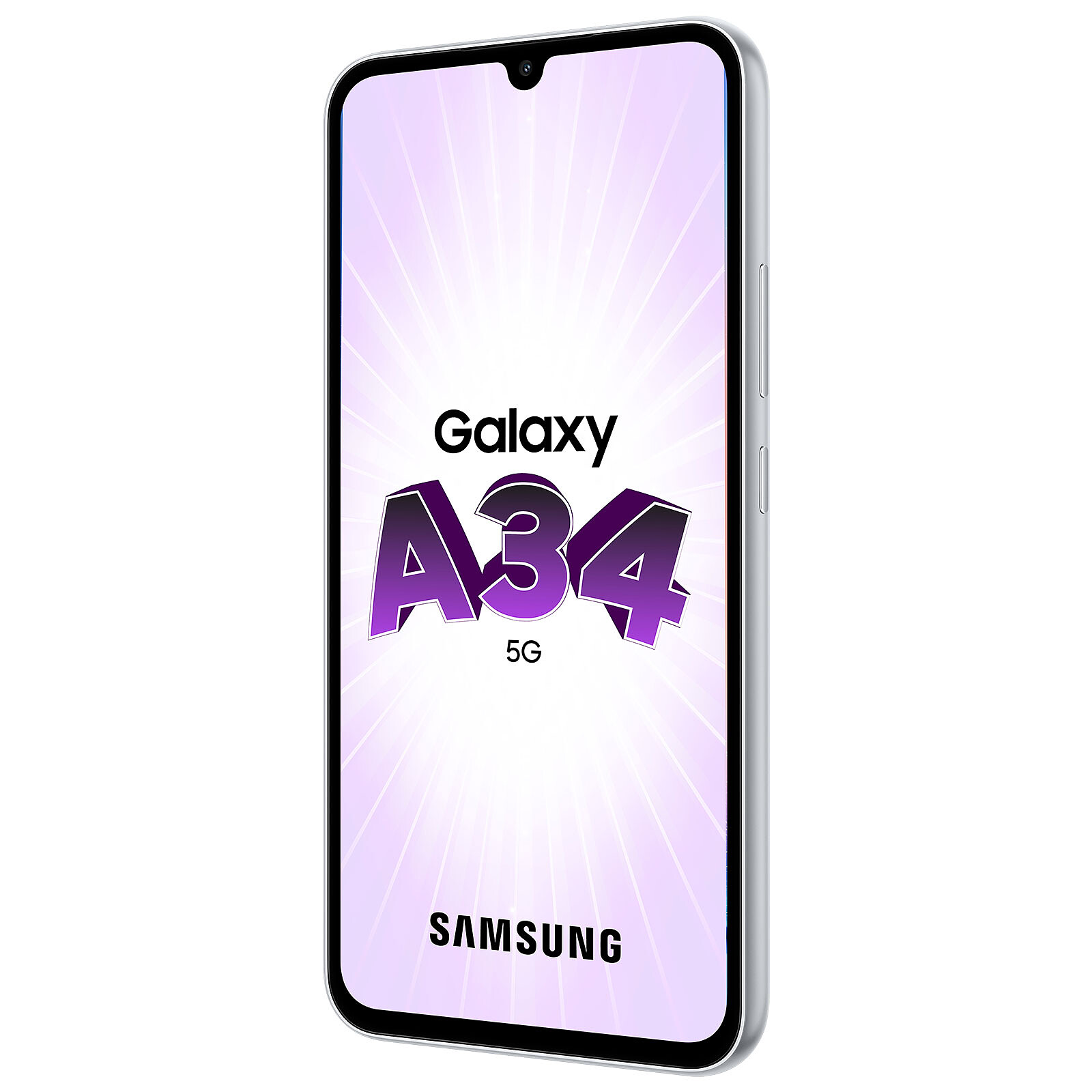 Samsung Galaxy A34 5G Silver (6GB / 128GB) - Mobile phone