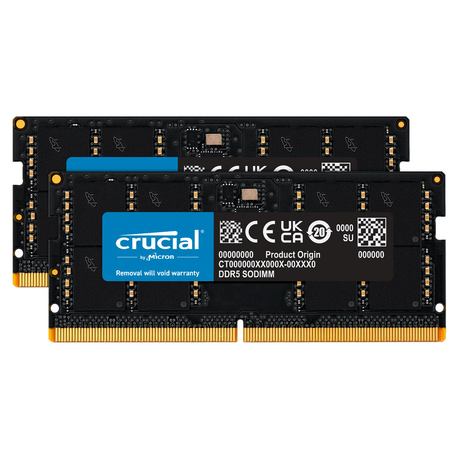 Crucial SO-DIMM DDR5 32 Go (2 x 16 Go) 5200 MHz CL42 1Rx8 - Mémoire PC -  LDLC