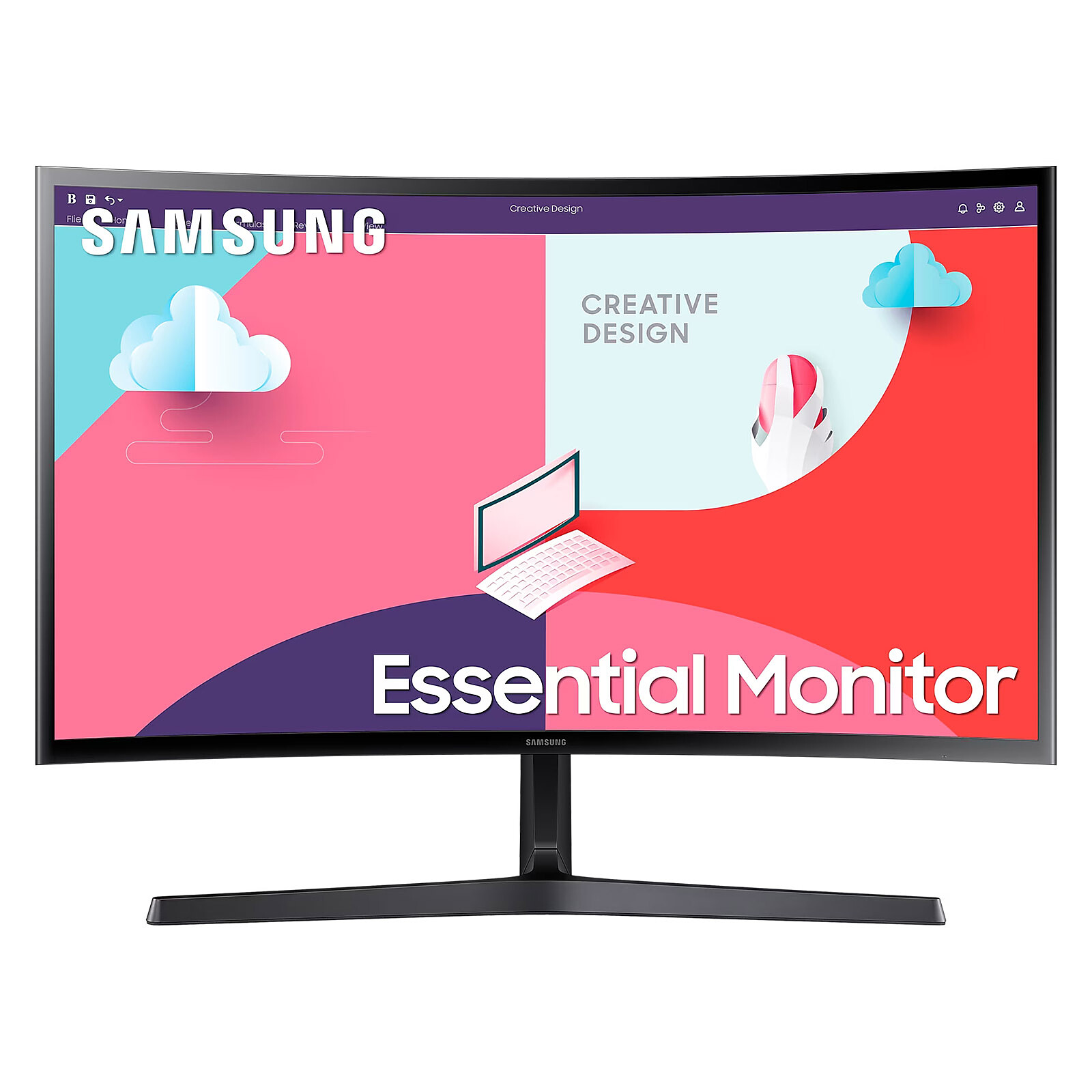Samsung 24 LED - S24C366EAU - Ecran PC - Garantie 3 ans LDLC