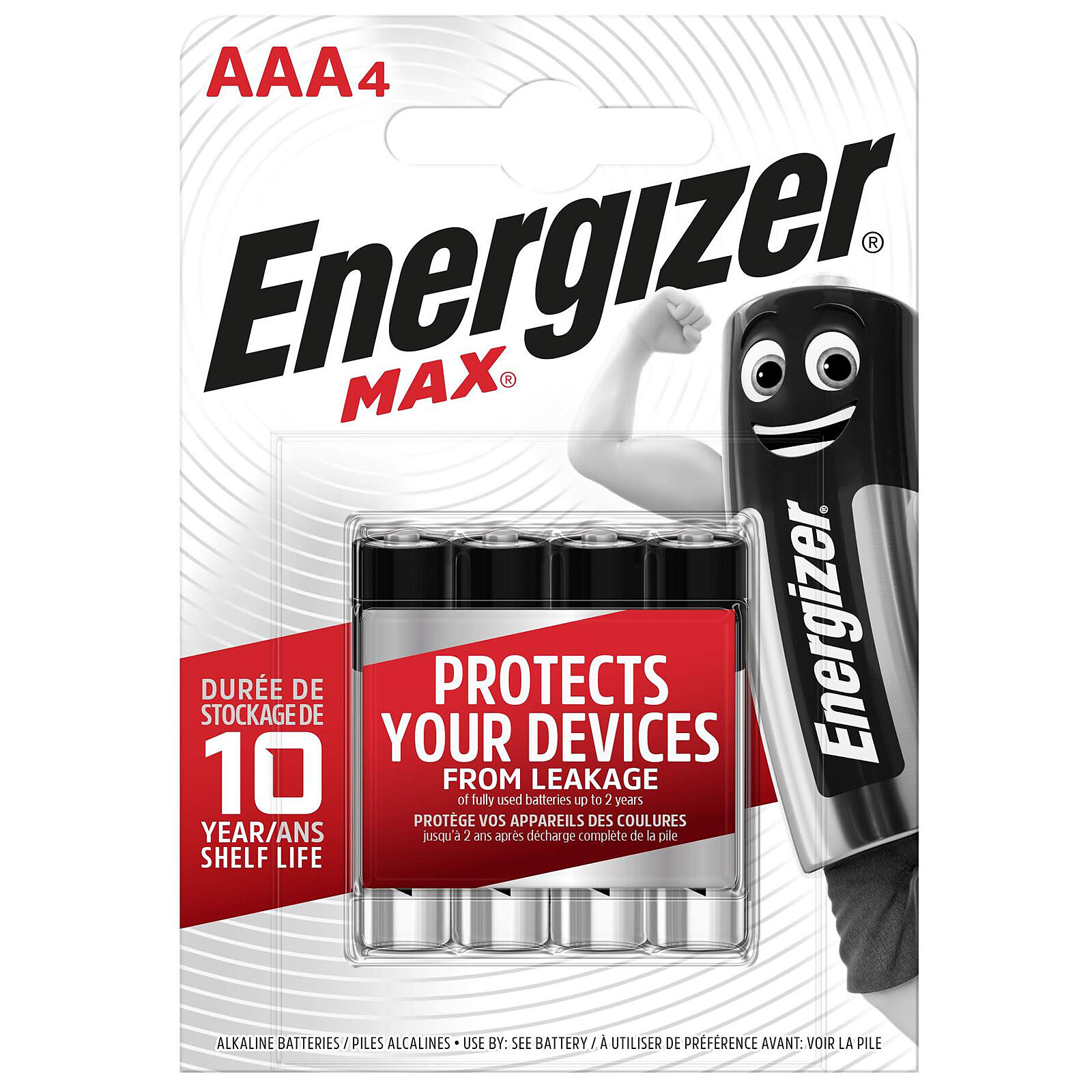 Energizer Max AAA (par 4) - Pile & chargeur - LDLC