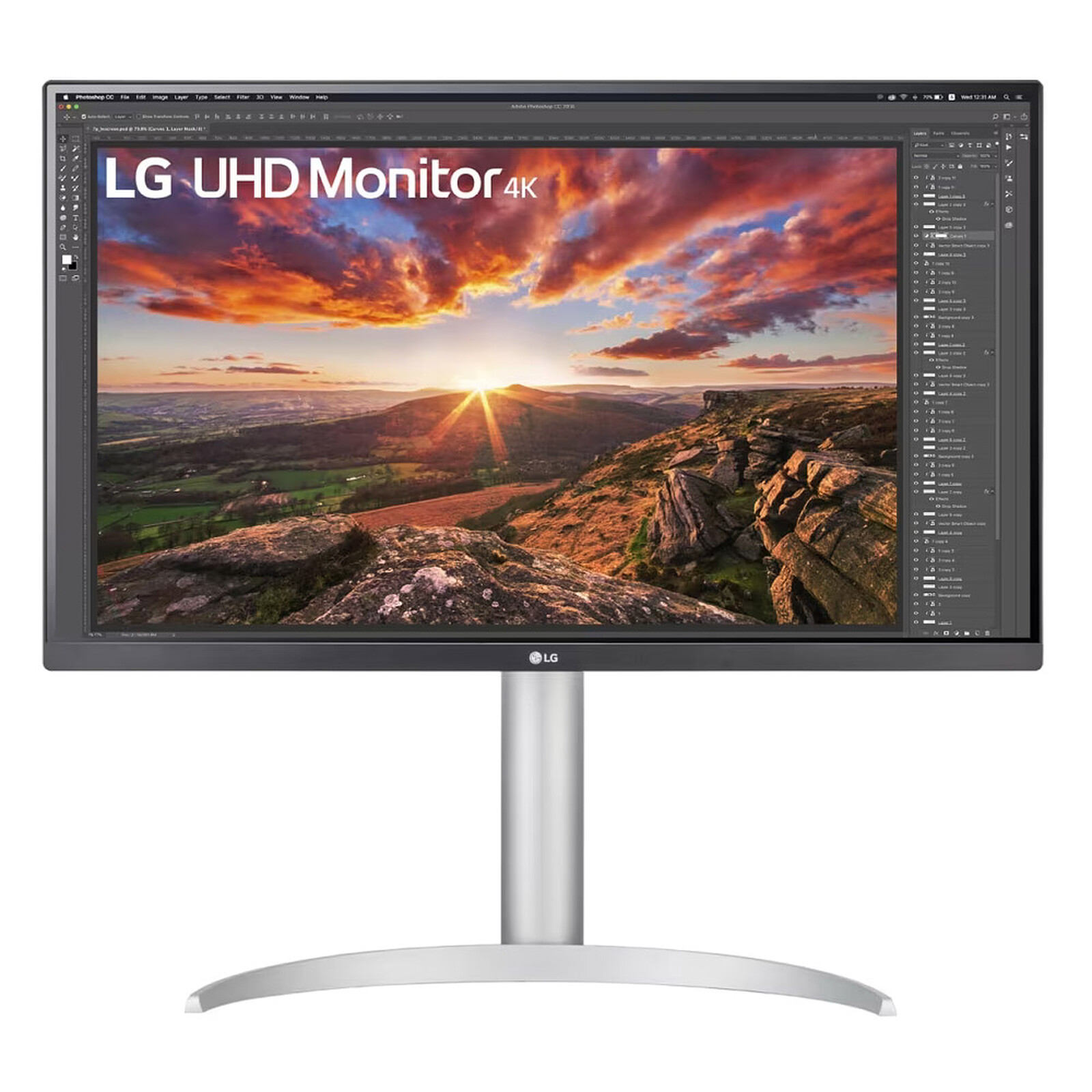 LG 27 LED 27UP85NP-W - Monitor PC - LDLC