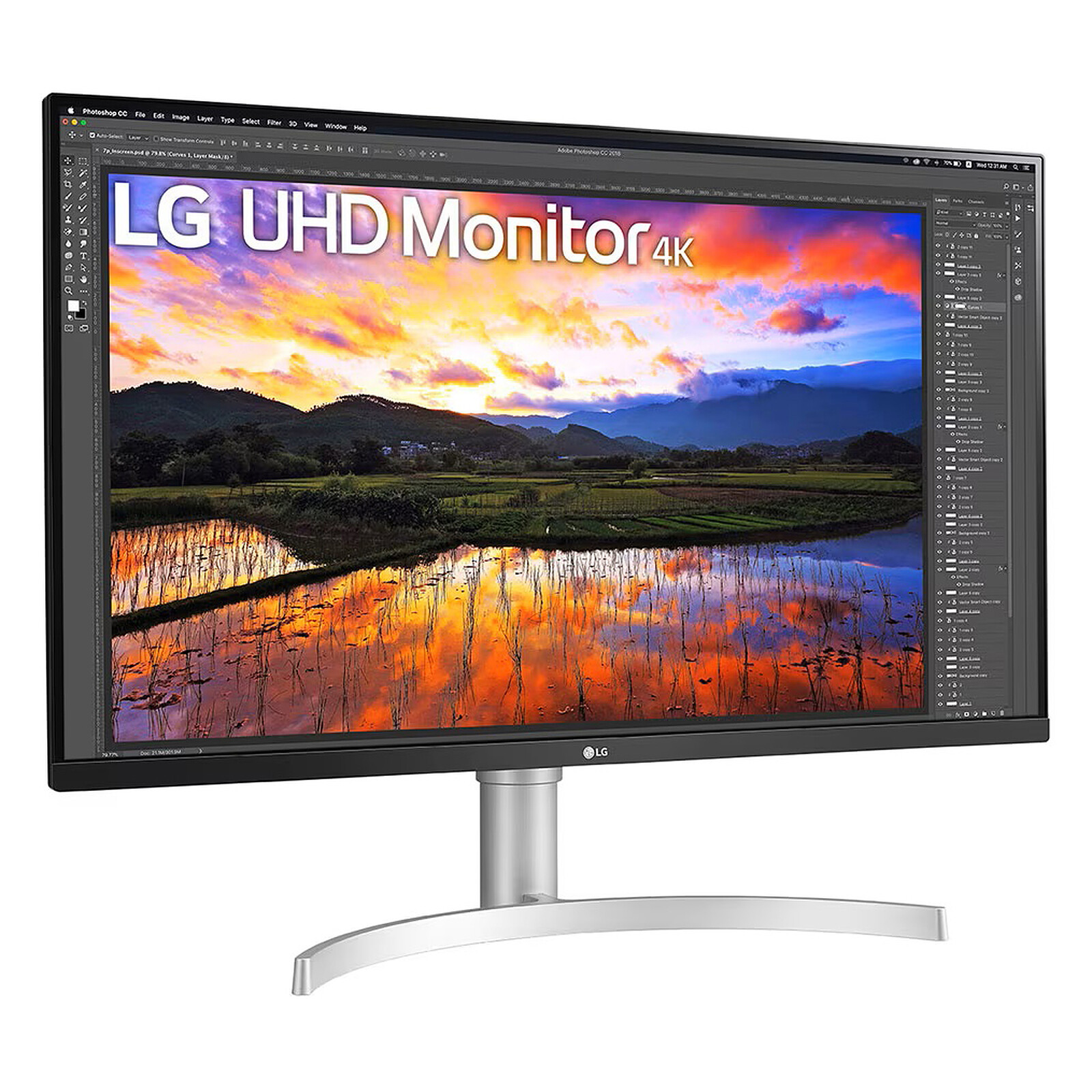 LG 31.5 LED 32UN650P-W - Ecran PC - Garantie 3 ans LDLC