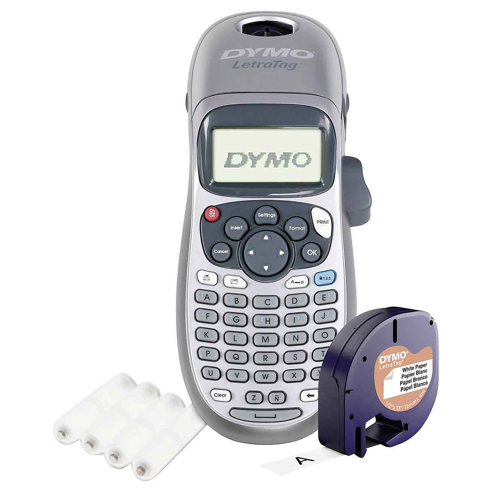 DYMO LetraTag Plus LT 100H Silver Label Maker LDLC DYMO LetraTag Plus LT 100H Silver Label Maker LDLC