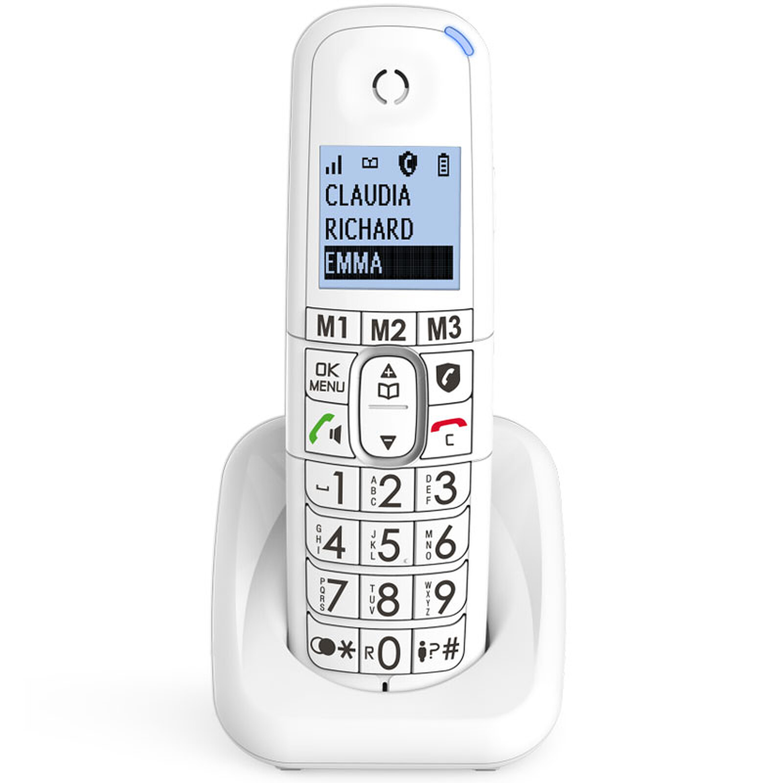 Téléphone fixe sans fil Alcatel F860 Voice Trio Blanc Gris