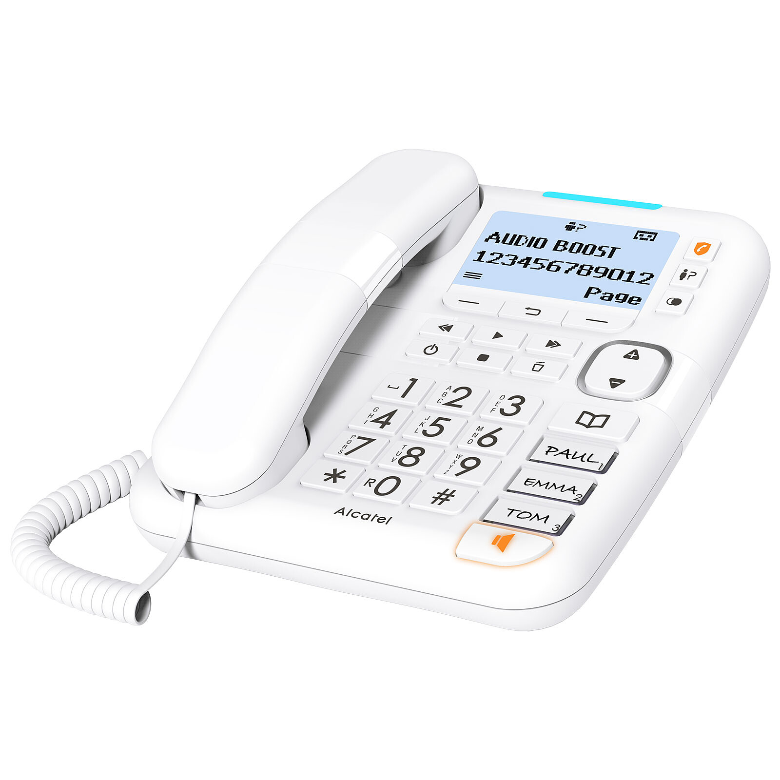 Alcatel XL785 Voice Trio Blanc - Téléphone sans fil - Garantie 3 ans LDLC